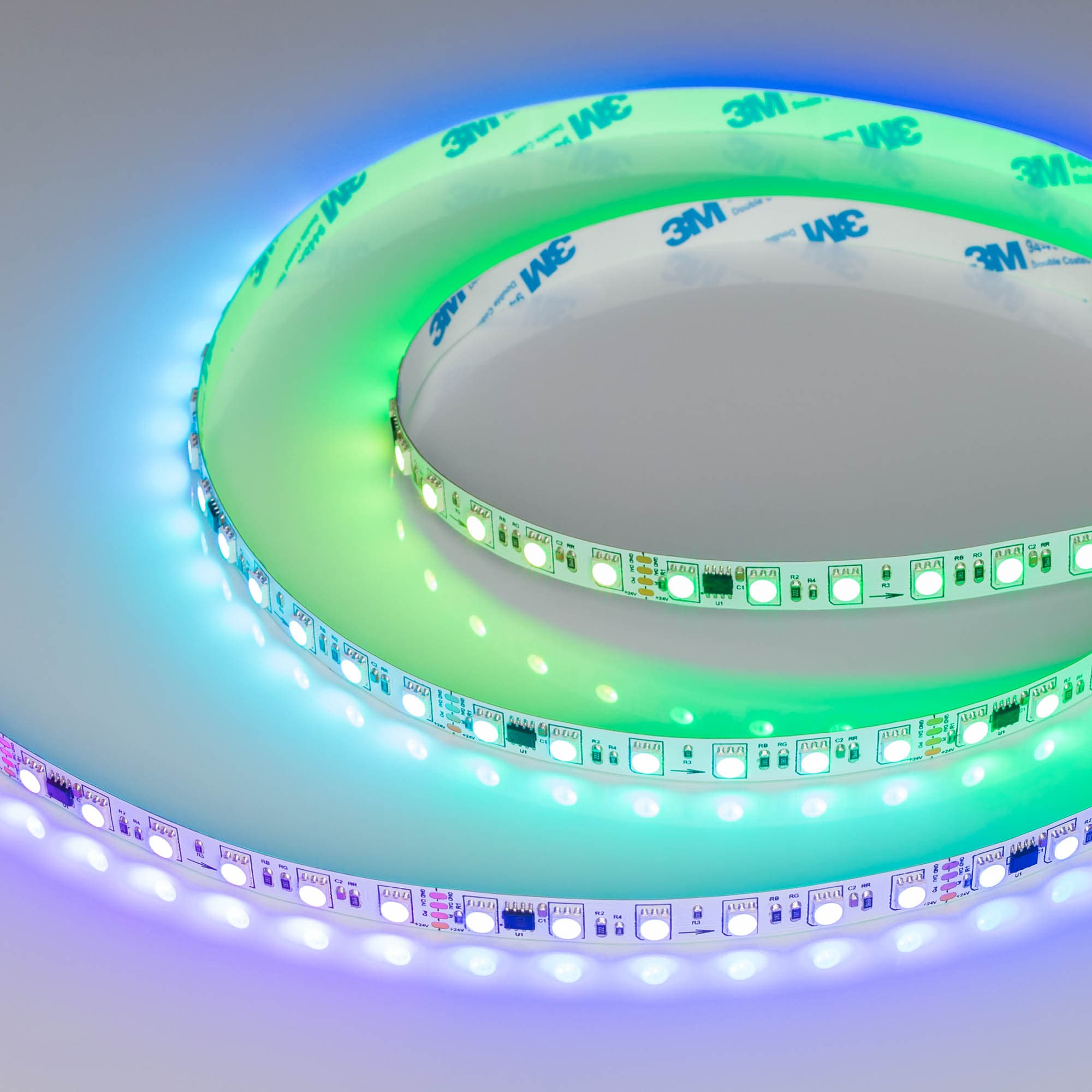 Светодиодная лента DMX-B72-10mm 24V RGB-PX6 (16 W/m, IP20, 5060, 5m) (Arlight, -) 037869 — фото 1