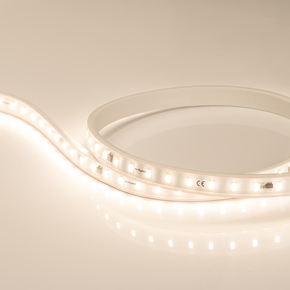 Светодиодная лента ARL-50000PC-220V Warm3000 (3056, 72 LED/m, IP65) (Arlight, 14 Вт/м, IP65) 024863 — фото 2