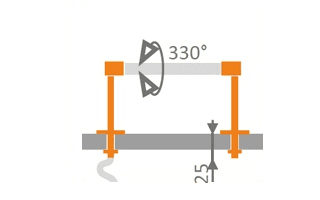 Держатель выносной винтовой PEN JT100 (Arlight, Металл) 017289 Arlight — фото 2