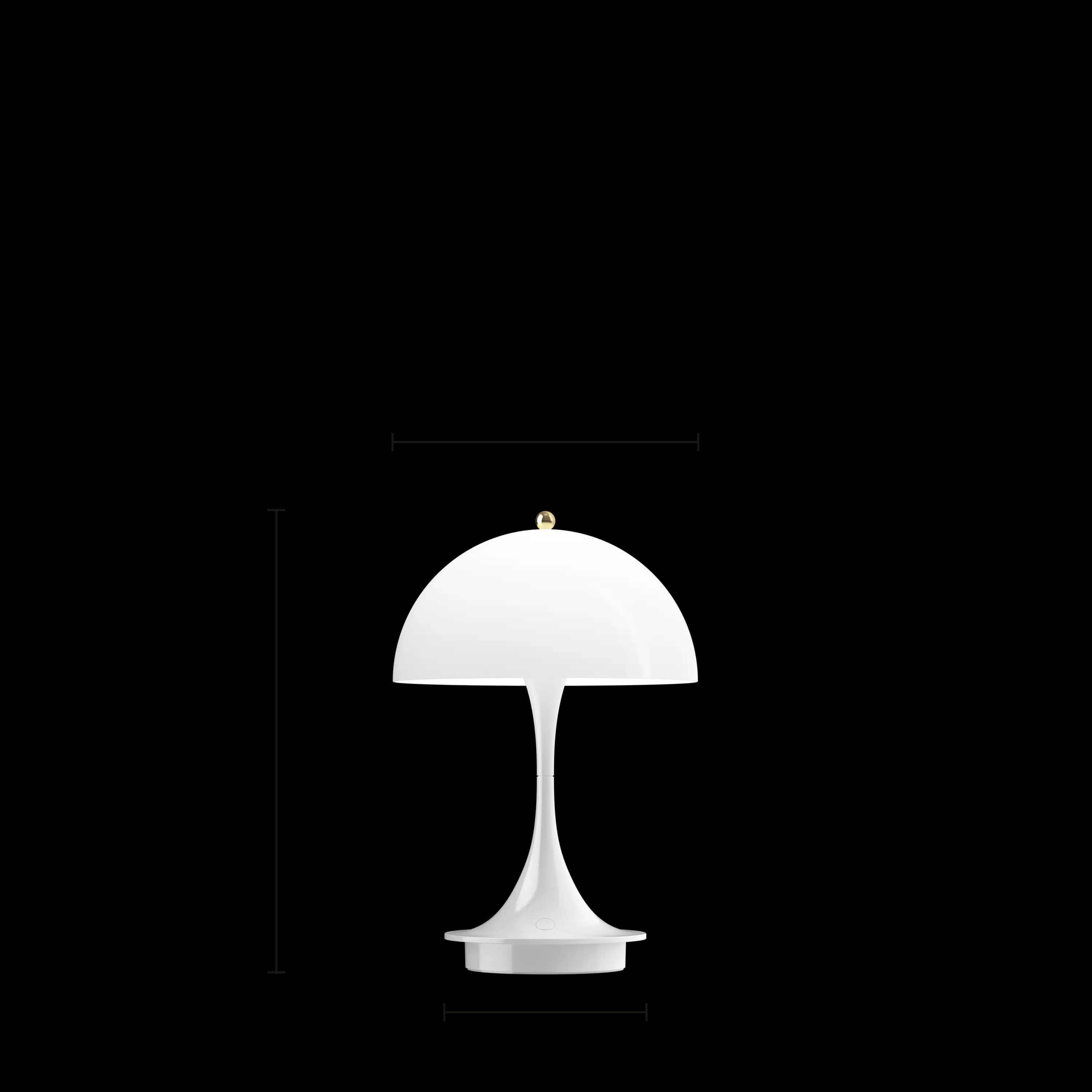 Louis Poulsen Panthella 160 Portable Lamp Anniversary Edition White opal acryl — фото 7