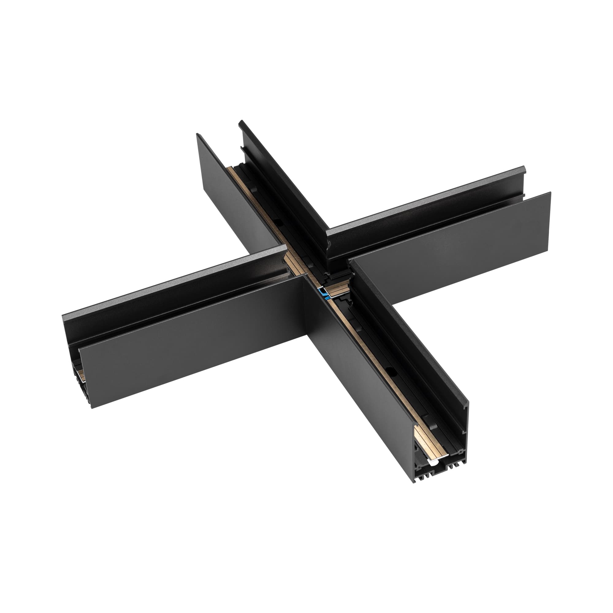 Коннектор крестовой MAG-CON-4563-X90 (BK) (Arlight, IP20 Металл, 3 года) 026931