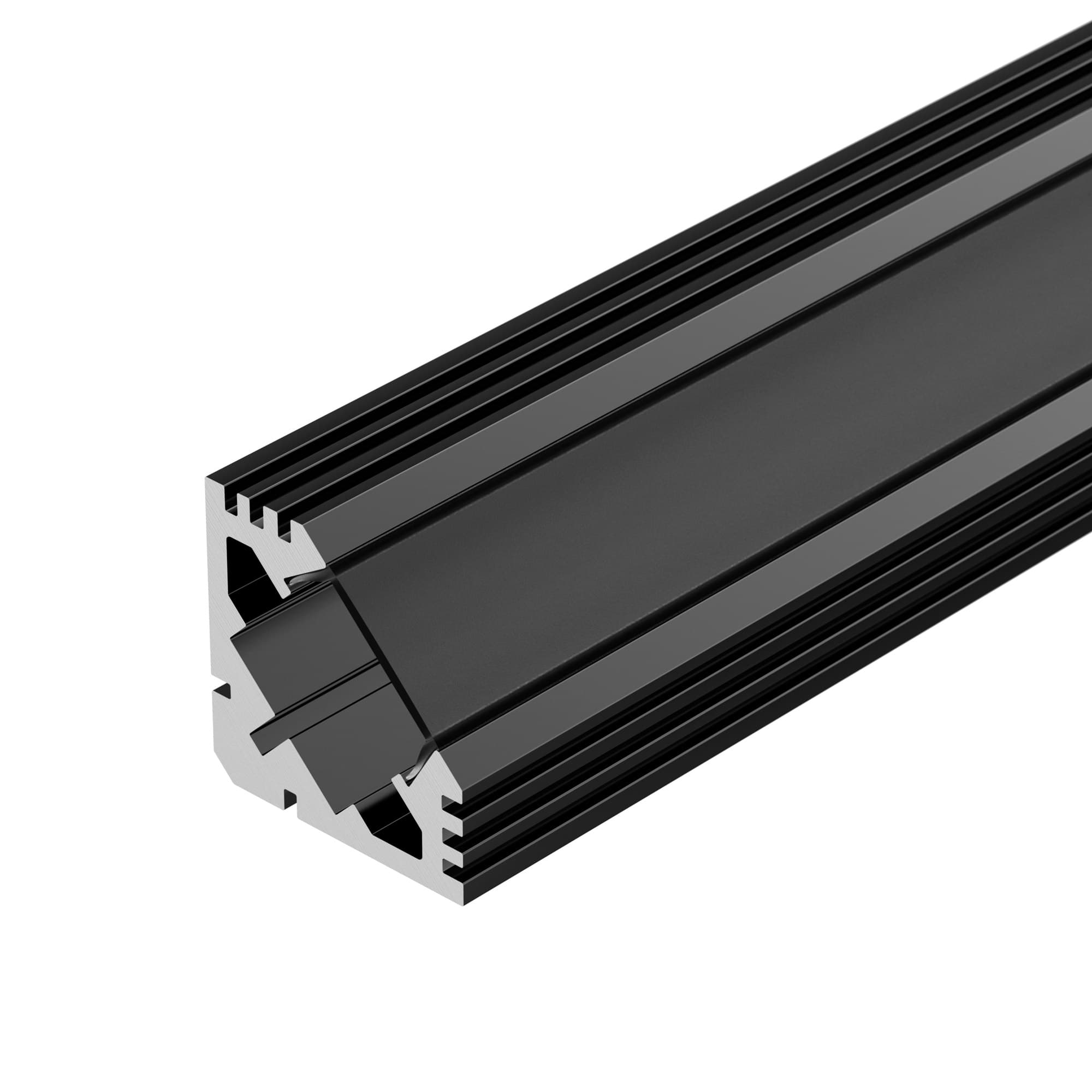 Профиль PDS45-T-2000 ANOD Black (Arlight, Алюминий) 015033 — фото 2