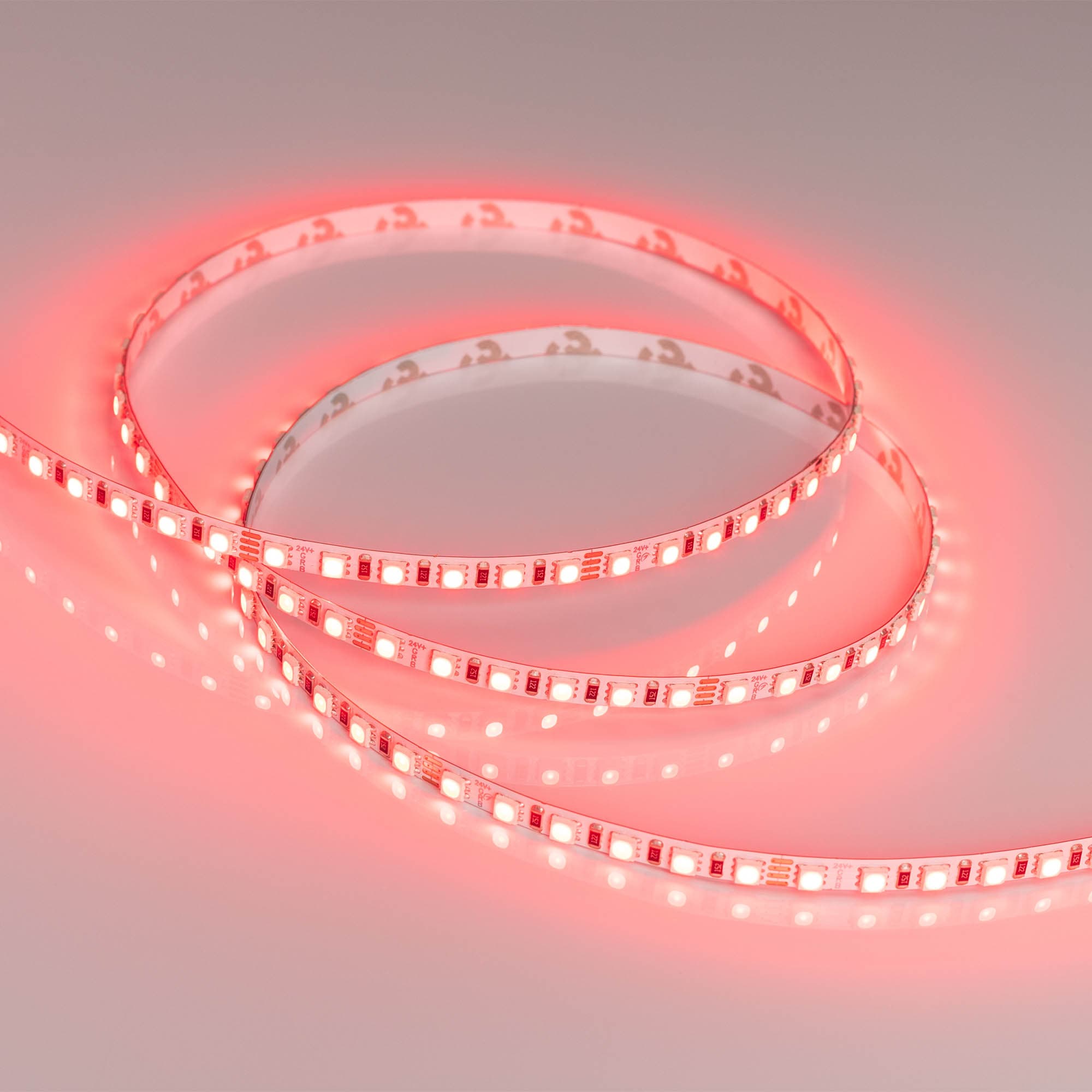 Светодиодная лента RT-G120-5mm 24V RGB (7.5 W/m, IP20, 3838, 5m) (Arlight, узкая) 036216 — фото 4