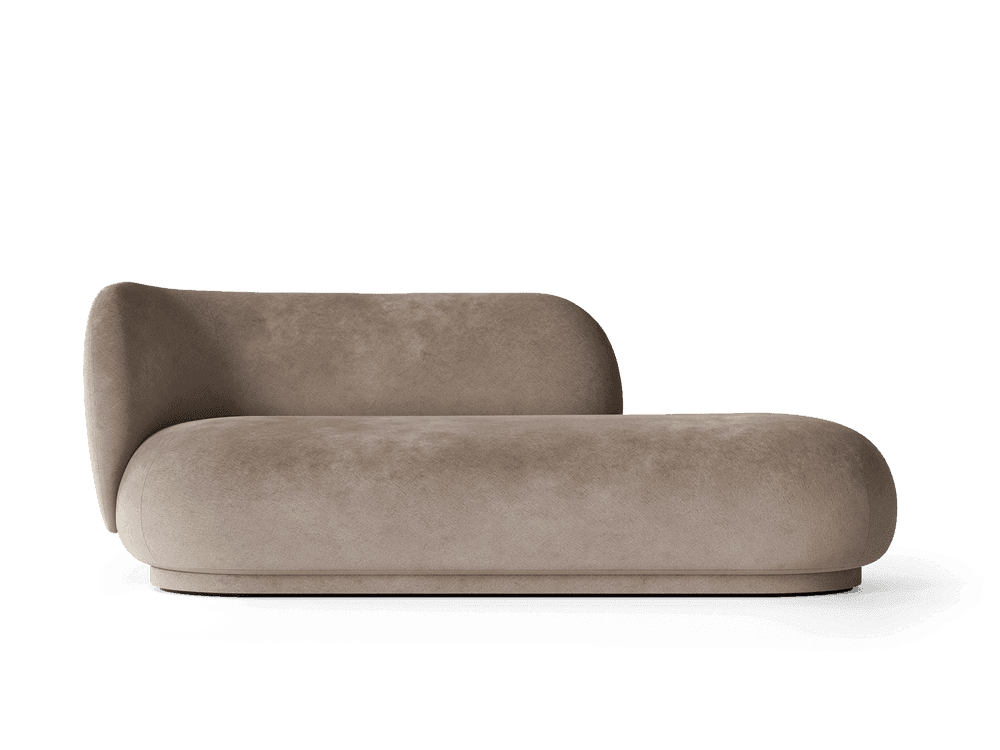 Ferm Living Rico Divan Left - Faded Velvet - Beige ferm LIVING — фото 2