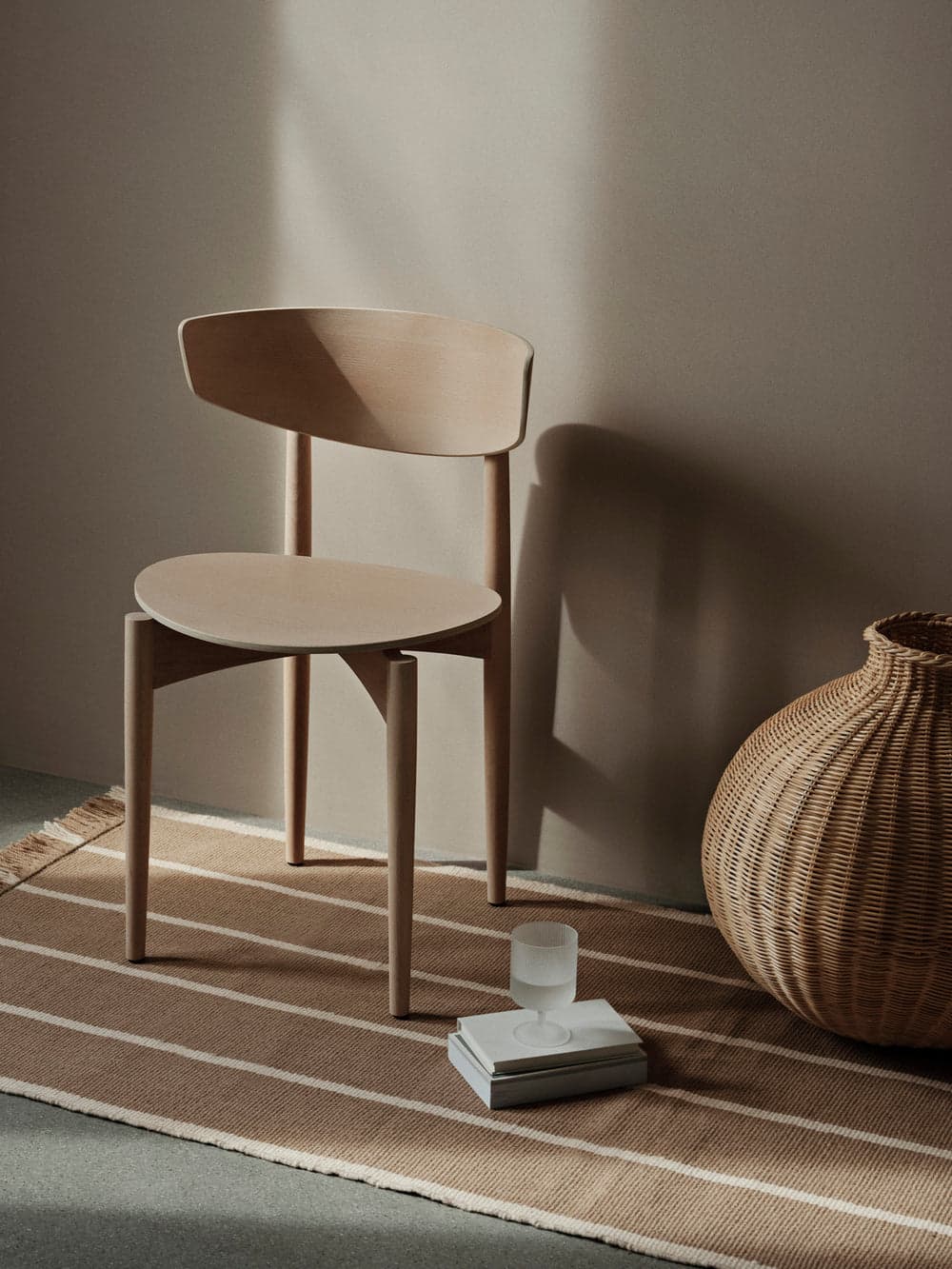 Ferm Living Herman Dining Chair - Wood - White Oiled Beech ferm LIVING — фото 3
