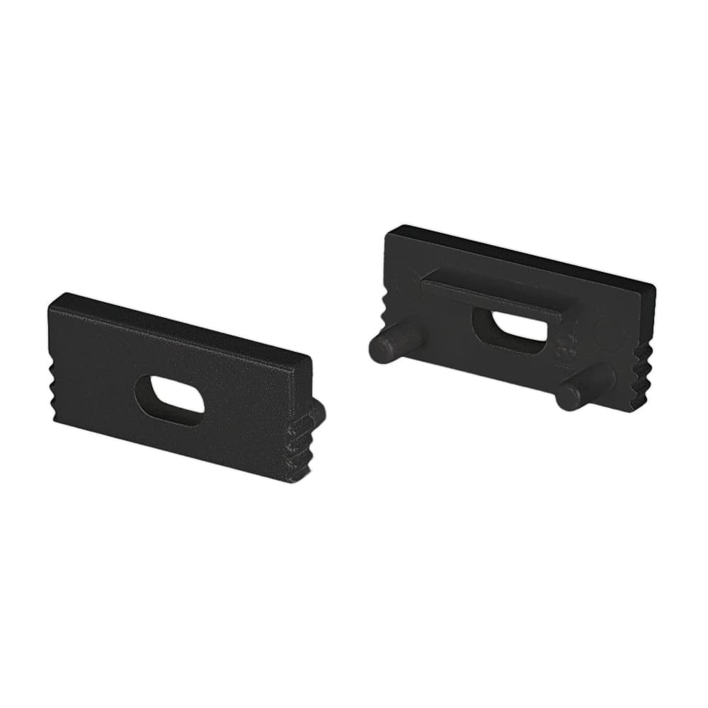 Заглушка SL-SLIM-H7 BLACK с отверстием (Arlight, Пластик) 037510