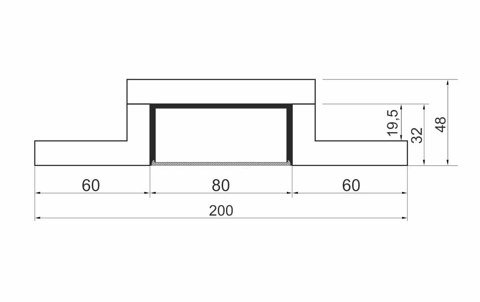 Декоративный Профиль ARL-LINE-80-250 (ГКЛ 12.5мм) (Arlight, -) 022253 Arlight — фото 2