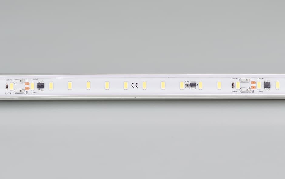 Светодиодная лента ARL-50000PC-220V White6000 (3056, 72 LED/m, IP65) (Arlight, 14 Вт/м, IP65) 024043 — фото 3