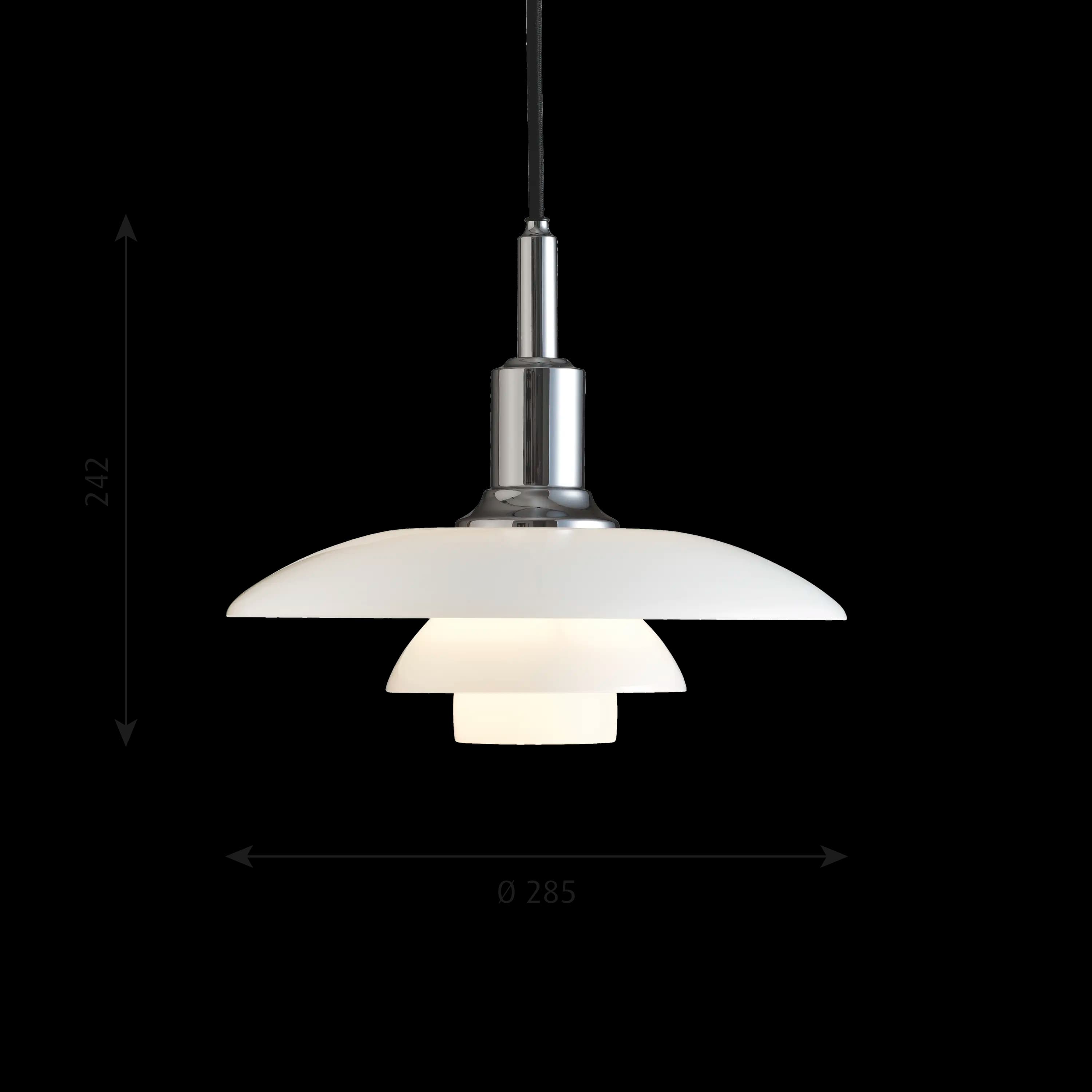 Louis Poulsen PH 3/2 Pendant High lustre chrome plated — фото 10