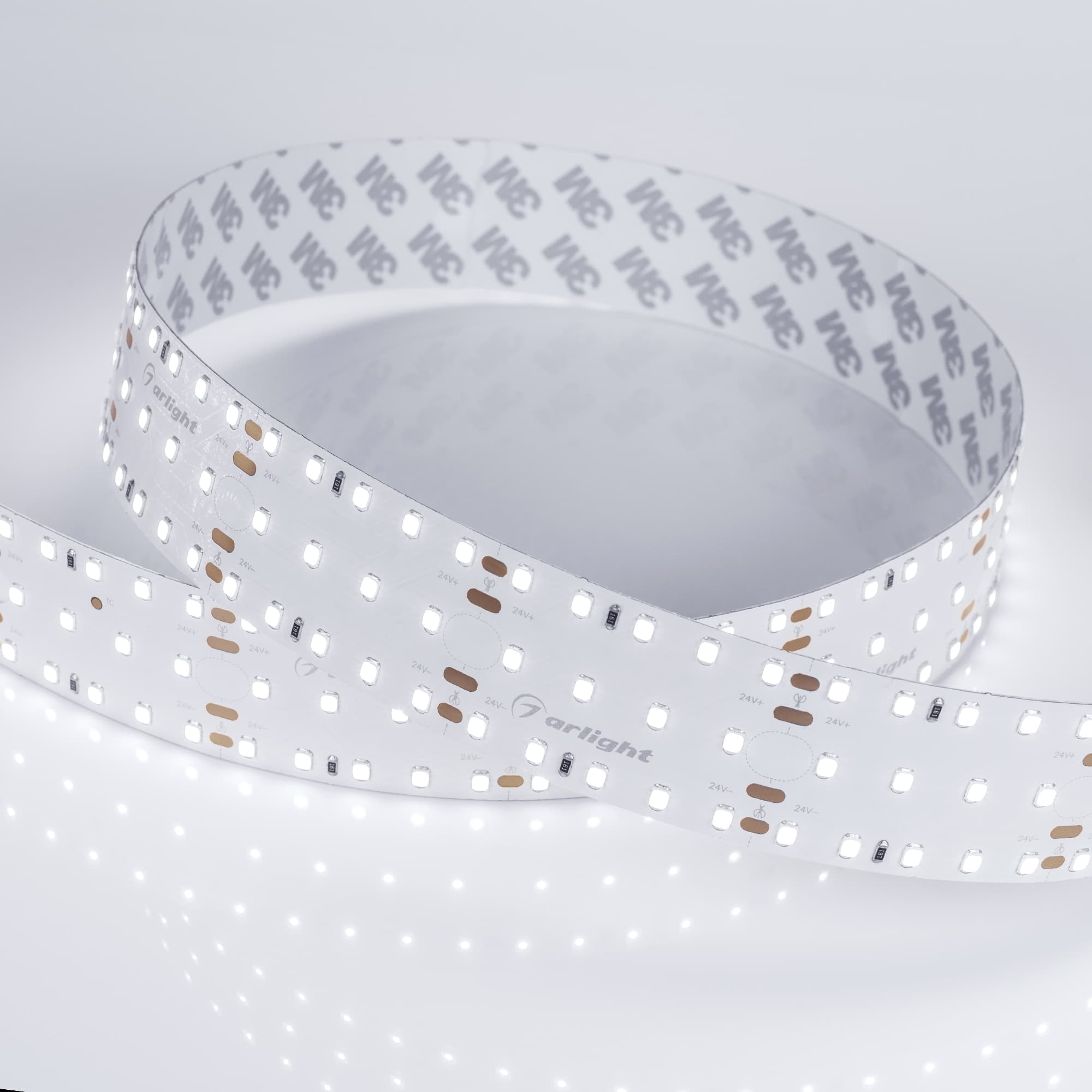 Светодиодная лента S2-A280-34mm 24V White6000 (25 W/m, IP20, 2835, 2.5m) (Arlight, 25 Вт/м, IP20) 023402(2) — фото 1