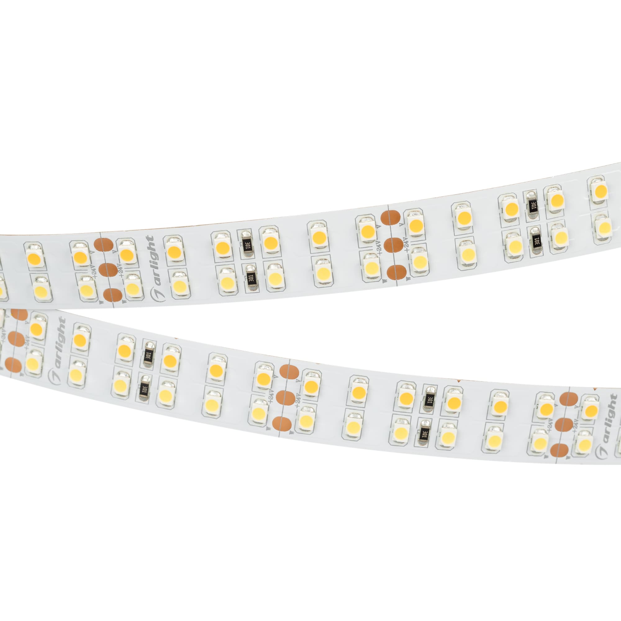 Светодиодная лента RT 2-5000 24V White-MIX 2x2 (3528, 1200 LED, LUX) (Arlight, Изменяемая ЦТ) 011960(1) — фото 1