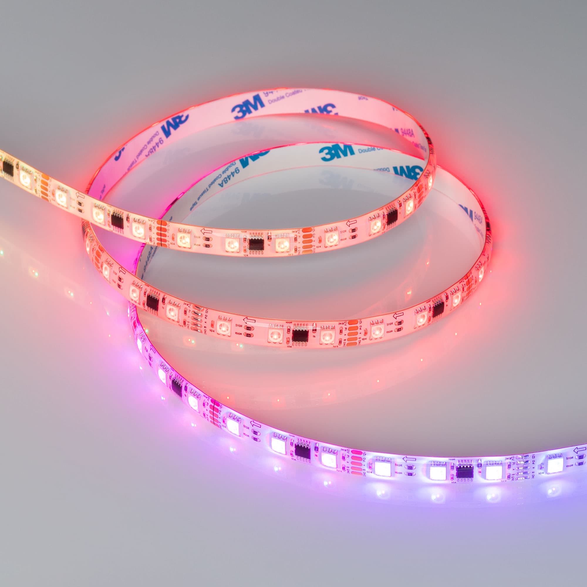Светодиодная лента герметичная DMX-SE-B60-10mm 12V RGB-PX3 (14 W/m, IP65, 5060, 5m) (Arlight, -) 039604 — фото 3