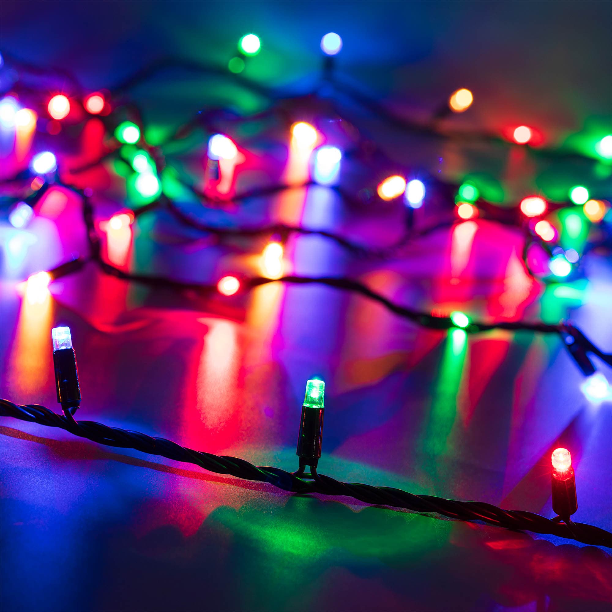 Arlight Светодиодная гирлянда ARD-STRING-CLASSIC-10000-BLACK-100LED-LIVE RGB (230V, 7W) (Ardecoled, IP65) 025808