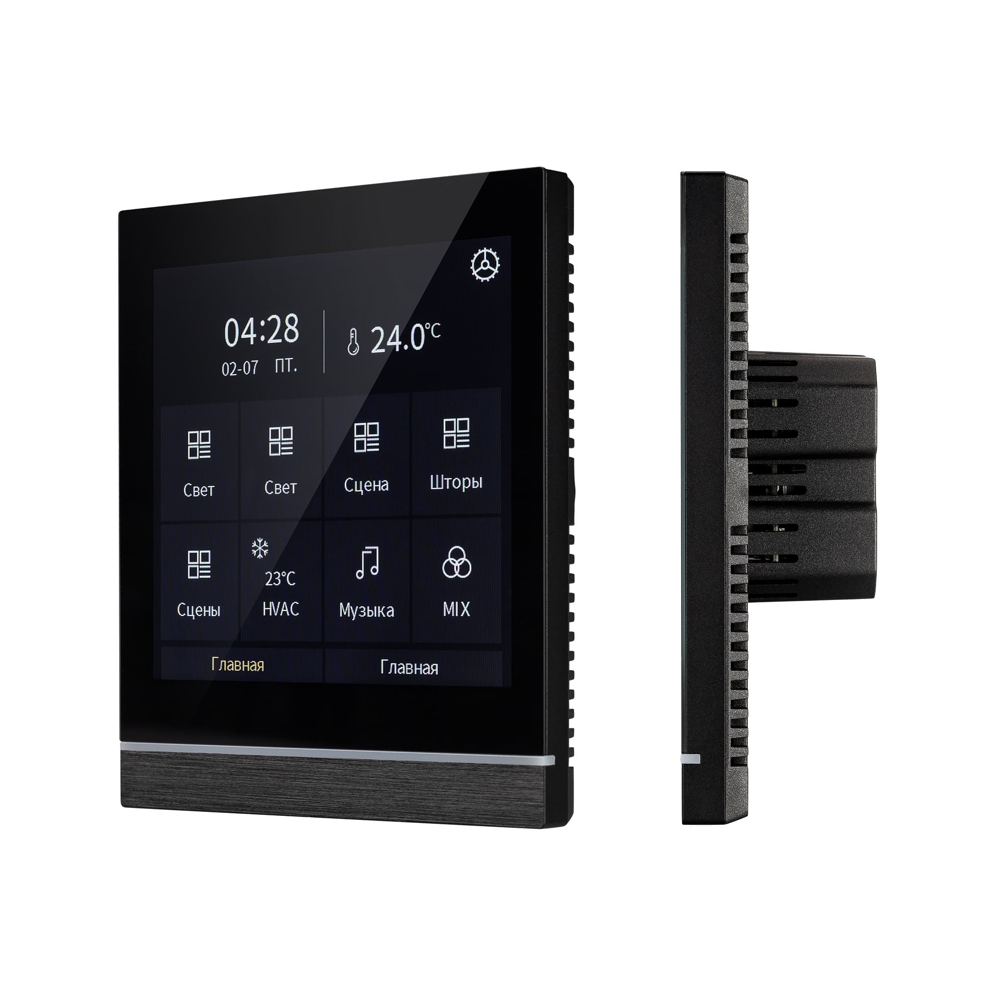 INTELLIGENT ARLIGHT Панель сенсорная KNX-113-40-MULTI-V4-IN (20-30V) (IARL, IP20 Пластик, 2 года) 032386 — фото 1