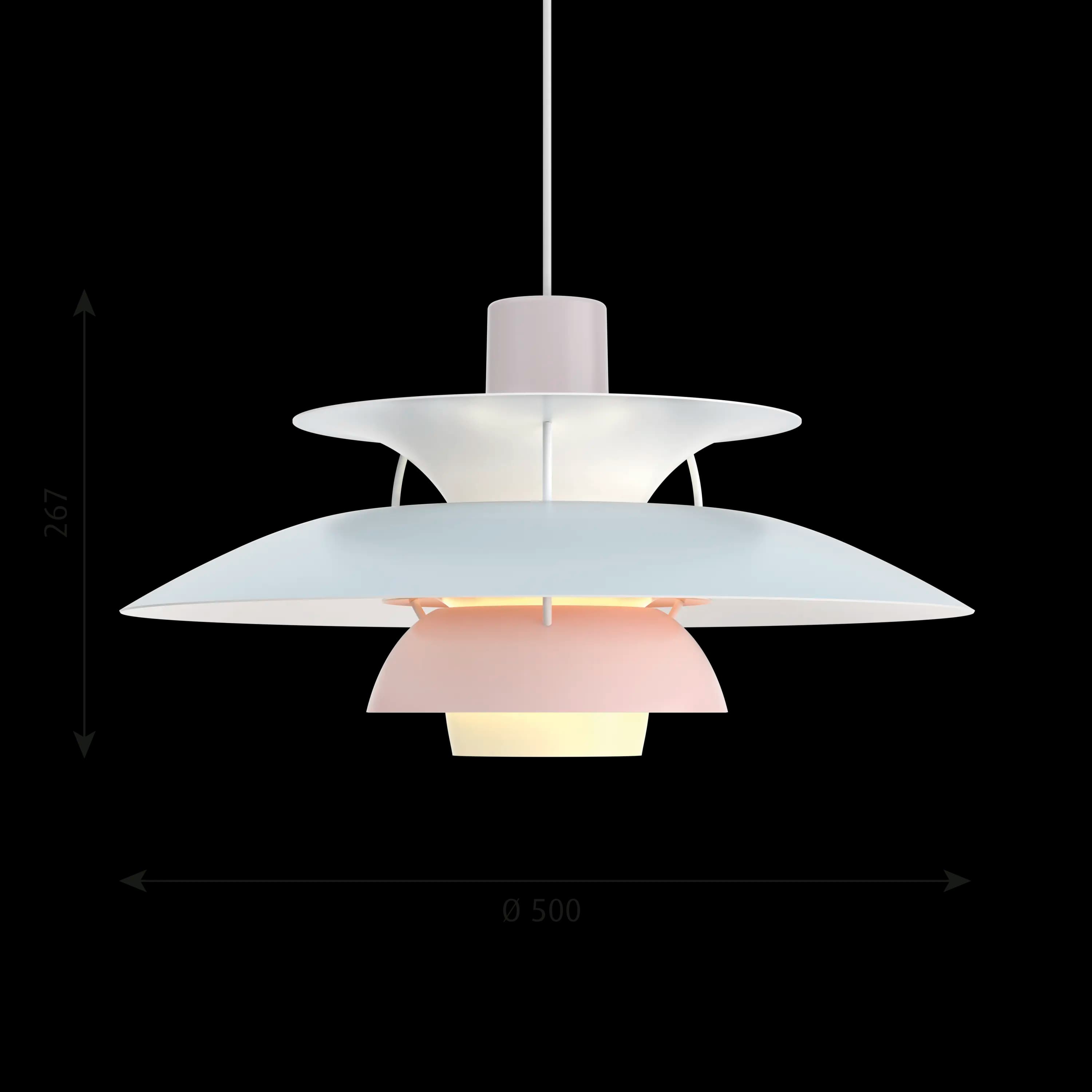 Louis Poulsen PH 5 Pastels oyster blue rose Louis Poulsen — фото 7