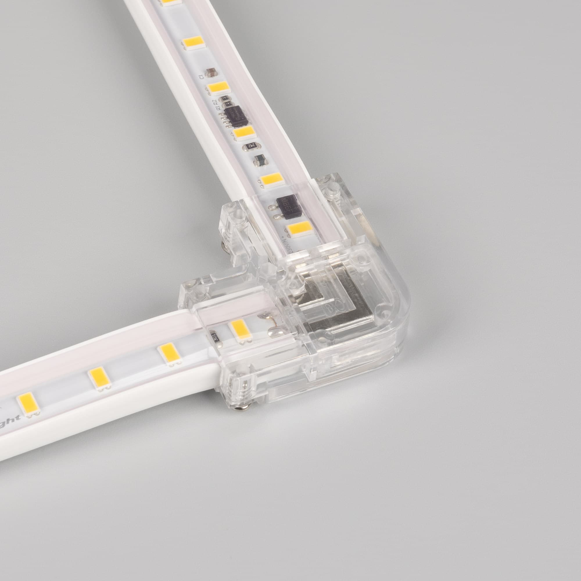 Коннектор угловой для ленты ARL-50000PV (15.5x6mm) прозрачный (Arlight, Пластик) 027062 — фото 2