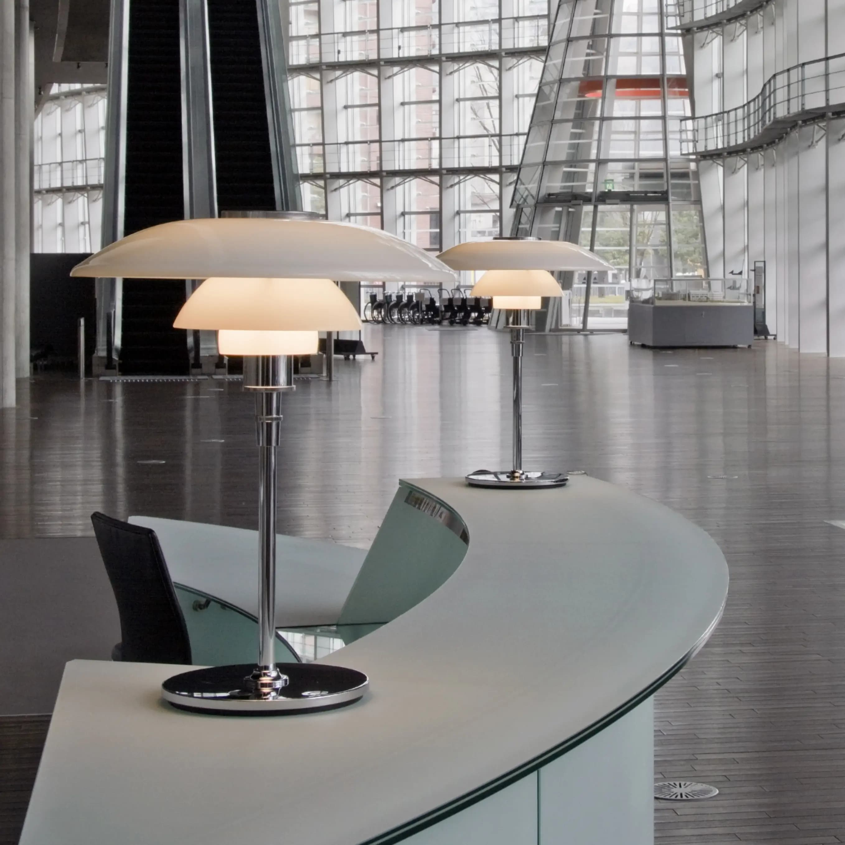 Louis Poulsen PH 4½-3½ Table Lamp High lustre chrome plated — фото 7