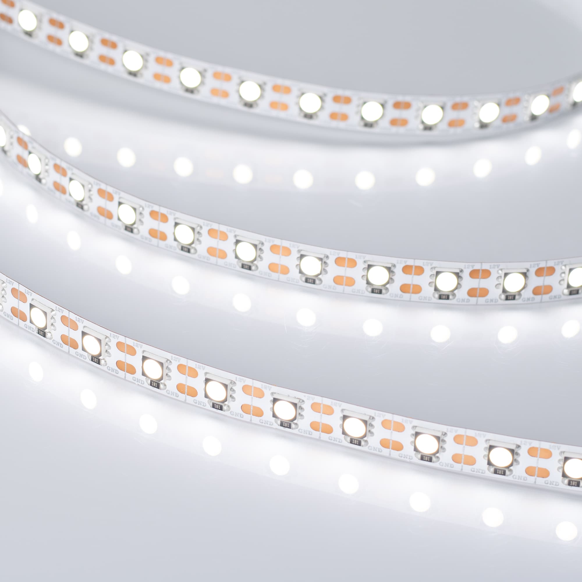 Светодиодная лента RT 2-5000 12V Cx1 Day5000 2x (5060, 360 LED, CRI98) (Arlight, 16.8 Вт/м, IP20) 021471(1) — фото 5