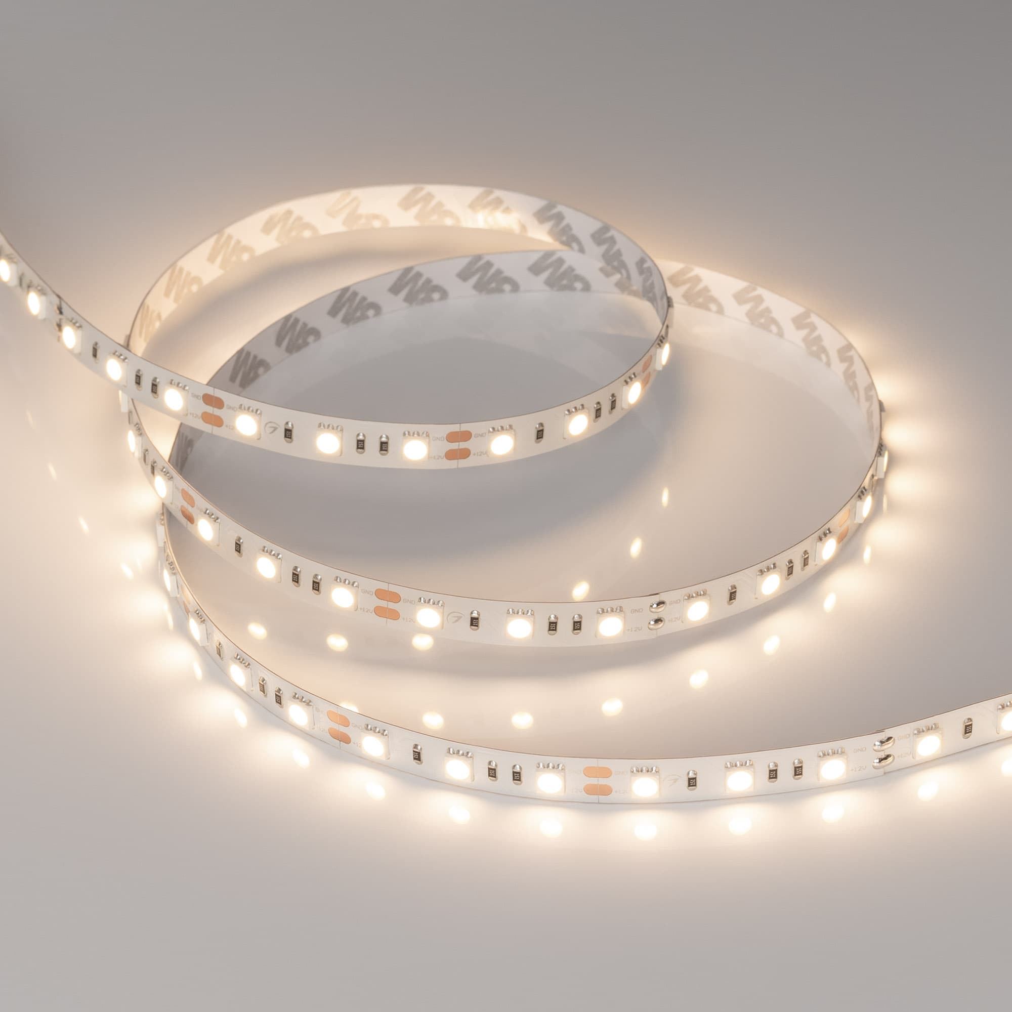 Светодиодная лента RT-B60-10mm 12V Warm3000 (14.4 W/m, IP20, 5060, 5m) (Arlight, 14.4 Вт/м, IP20) 028583(2) — фото 3