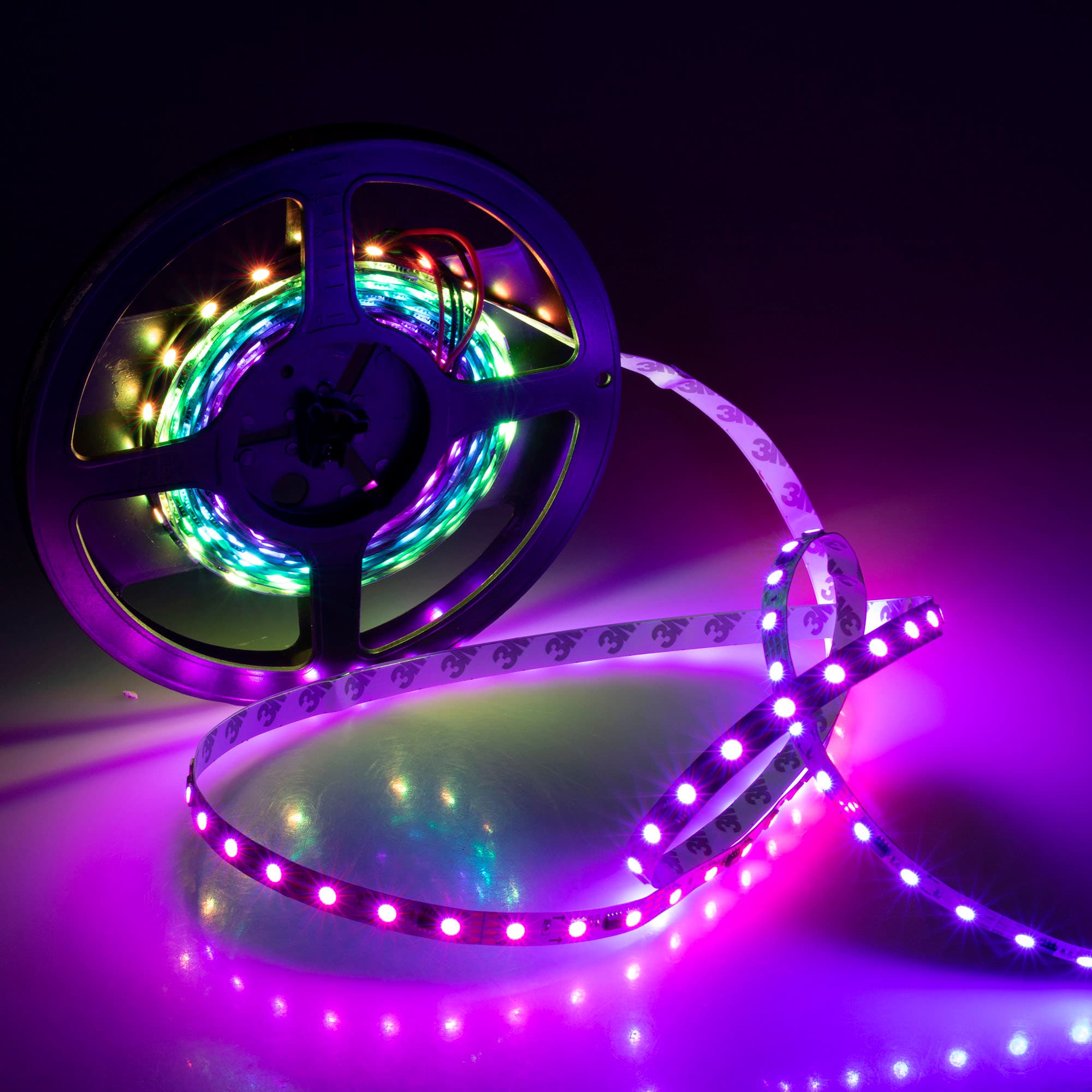 Светодиодная лента SPI-5000-5060-60 12V Cx3 RGB-Auto (10mm, 13.2W/m, IP20) (Arlight, Открытый, IP20) 021229(1) Arlight — фото 5