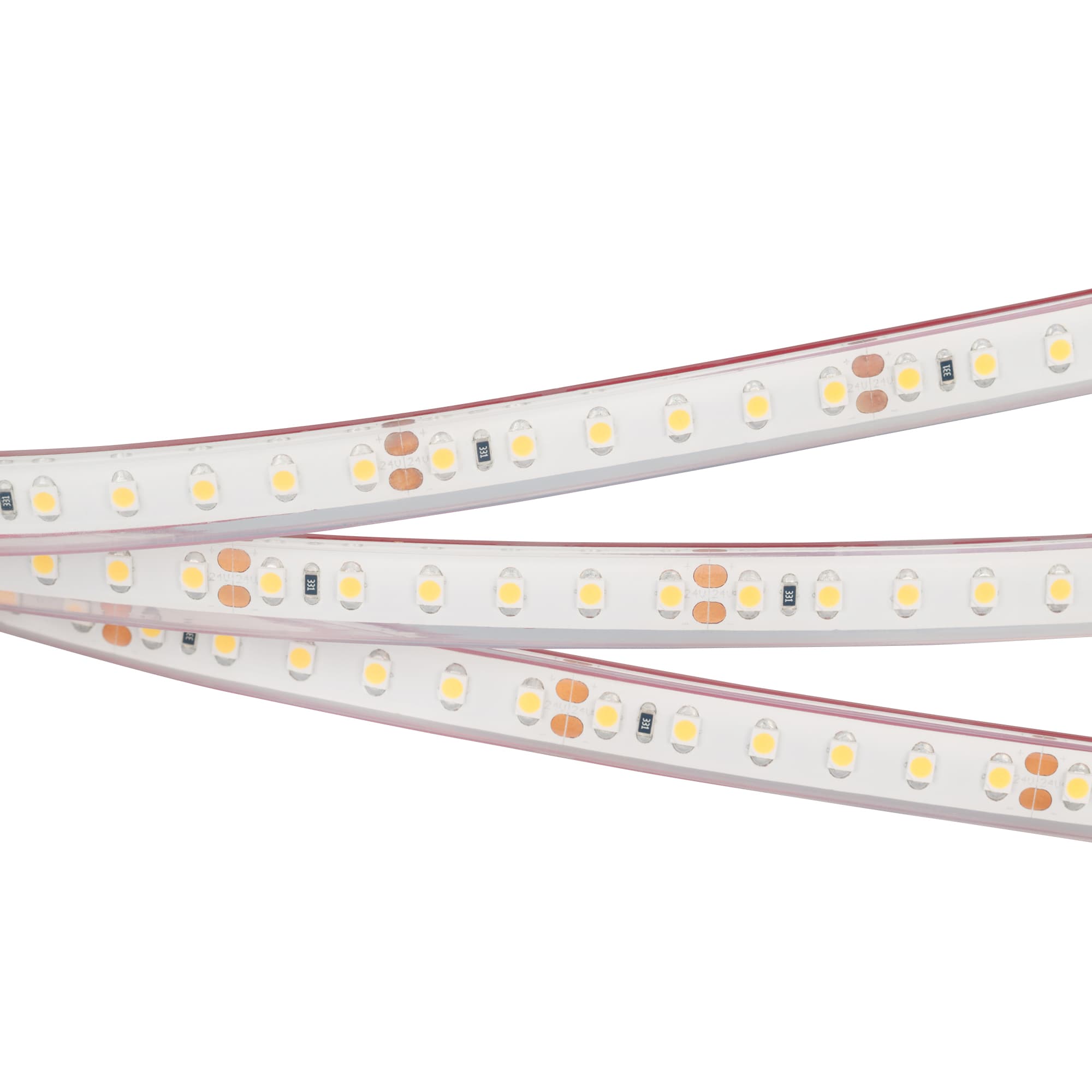 Светодиодная лента RTW 2-5000PGS 24V White 2x (3528, 600 LED, LUX) (Arlight, 9.6 Вт/м, IP67) 013520 — фото 1