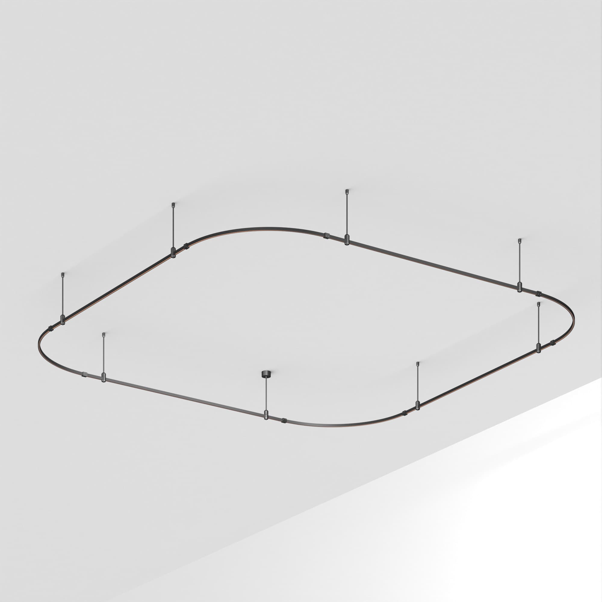 Основание ART-APRIORI-QUADRAT-SOFT-ROD-400-3500x3500 (BK) (Arlight, IP20 Металл, 3 года) 048518