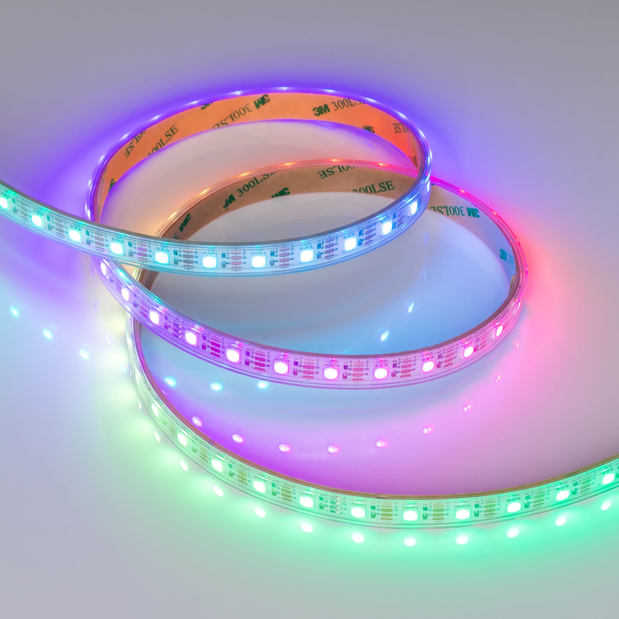 Светодиодная лента герметичная SPI-P-B60-12mm 12V RGB-PX1-BPT (8 W/m, IP66, 5060, 5m) (Arlight, бегущий огонь) 041615(1) — фото 4