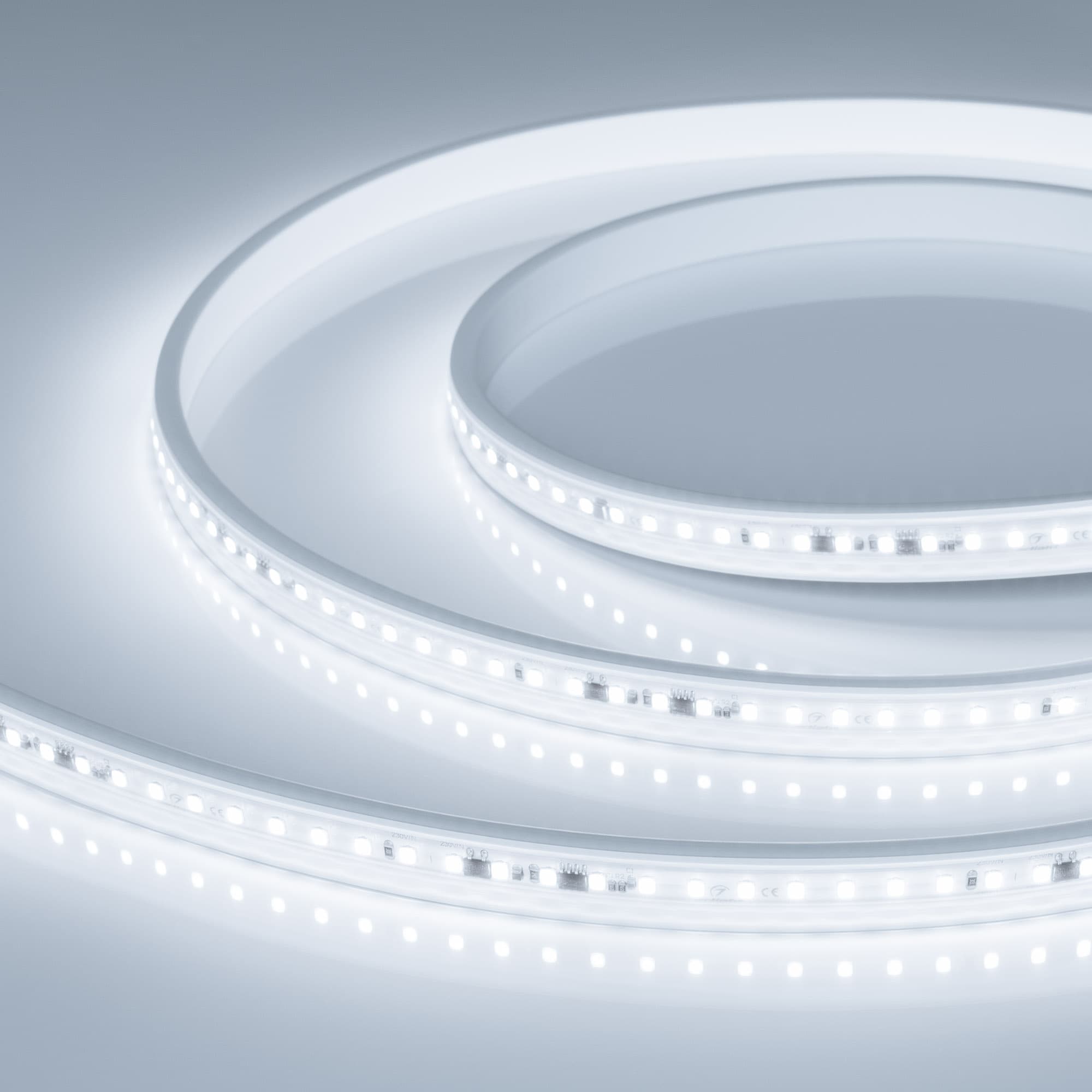 Светодиодная лента герметичная ARL-PV-A120-15mm 230V White6000 (15 W/m, IP65, 50m) (Arlight, -) 054696 — фото 1