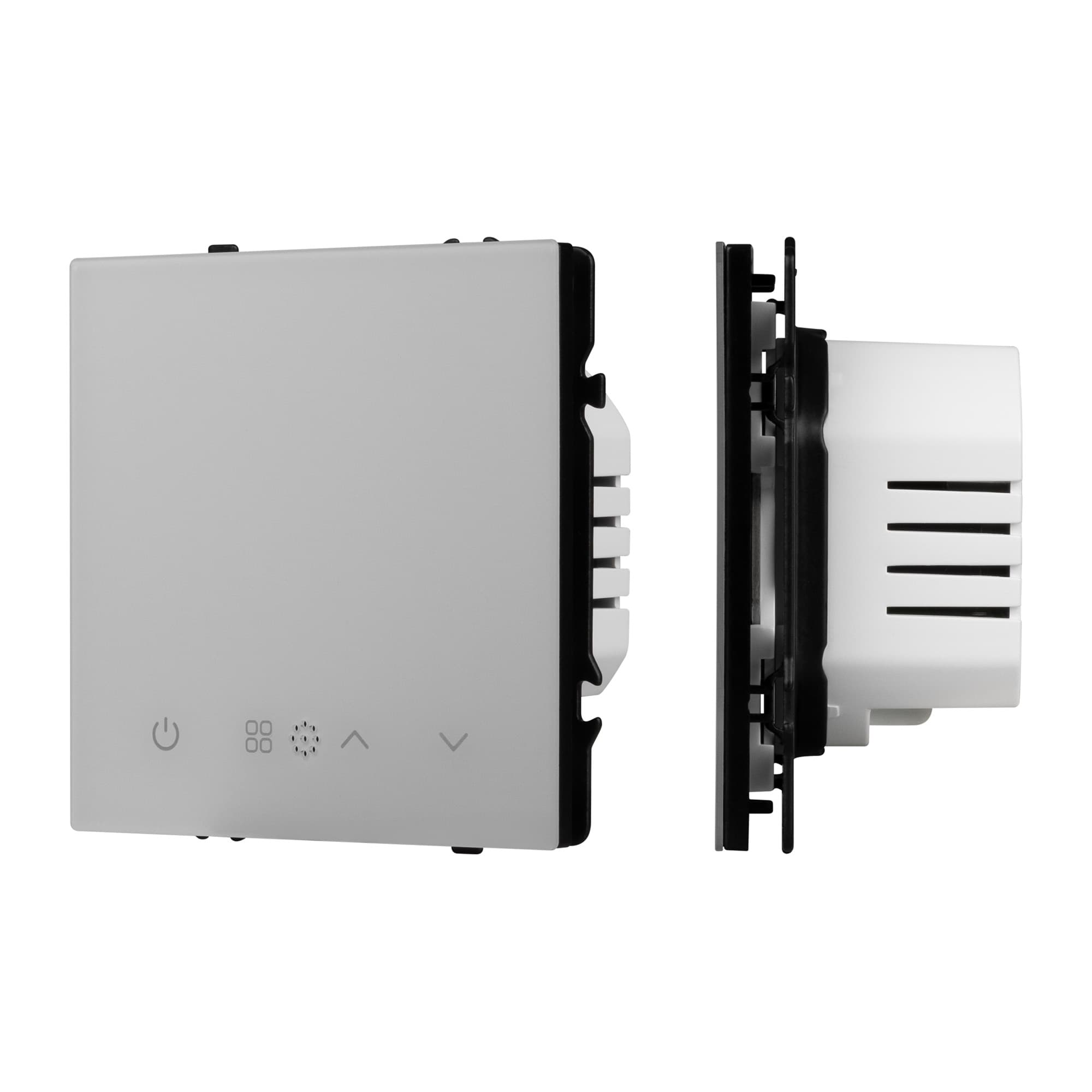 Терморегулятор SWT-NOBE-MTE-SFPL-IS (электрический тёплый пол) (Arlight, Никель) 061904