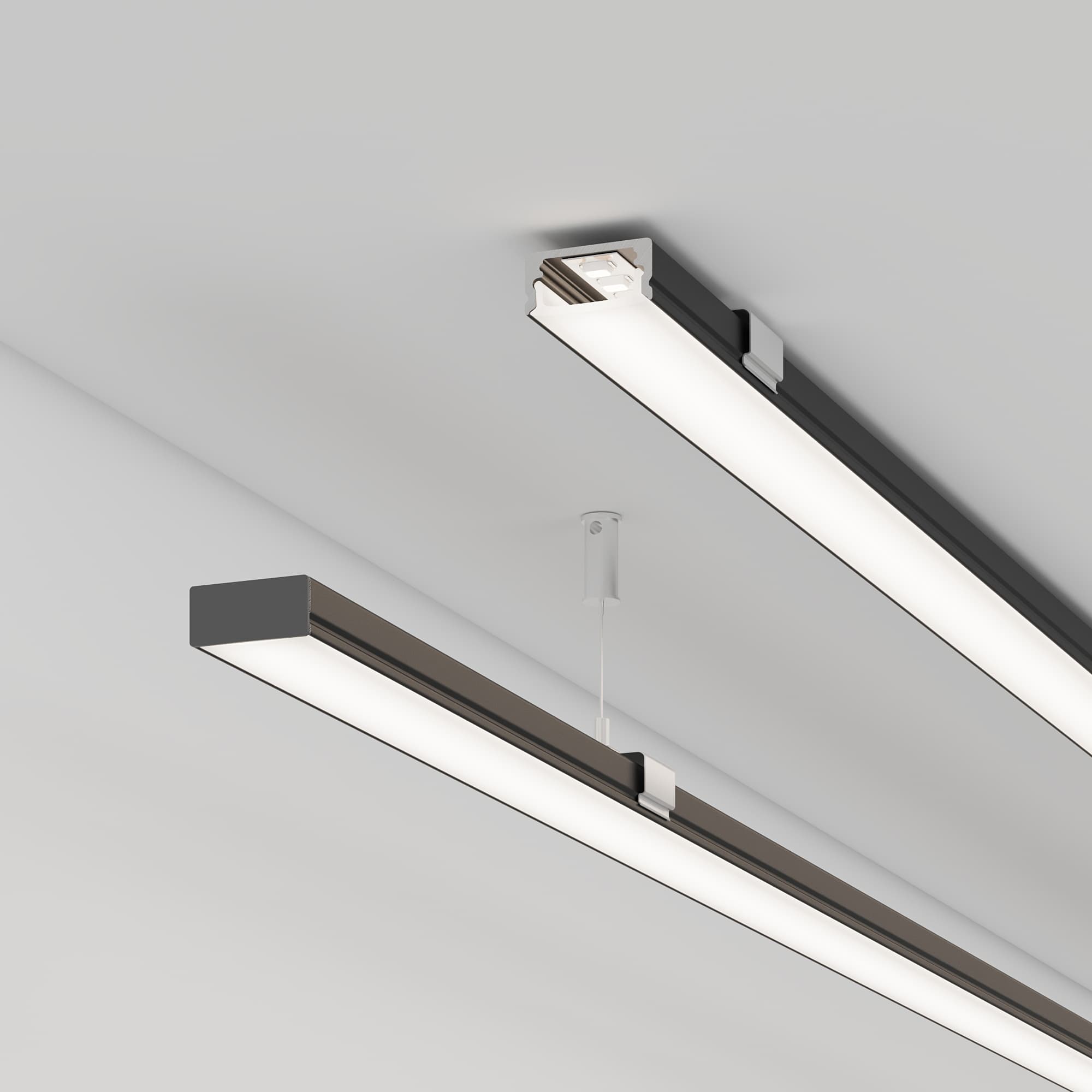 Профиль LINE-1708-2000 ANOD BLACK (Arlight, Алюминий) 040299 — фото 6