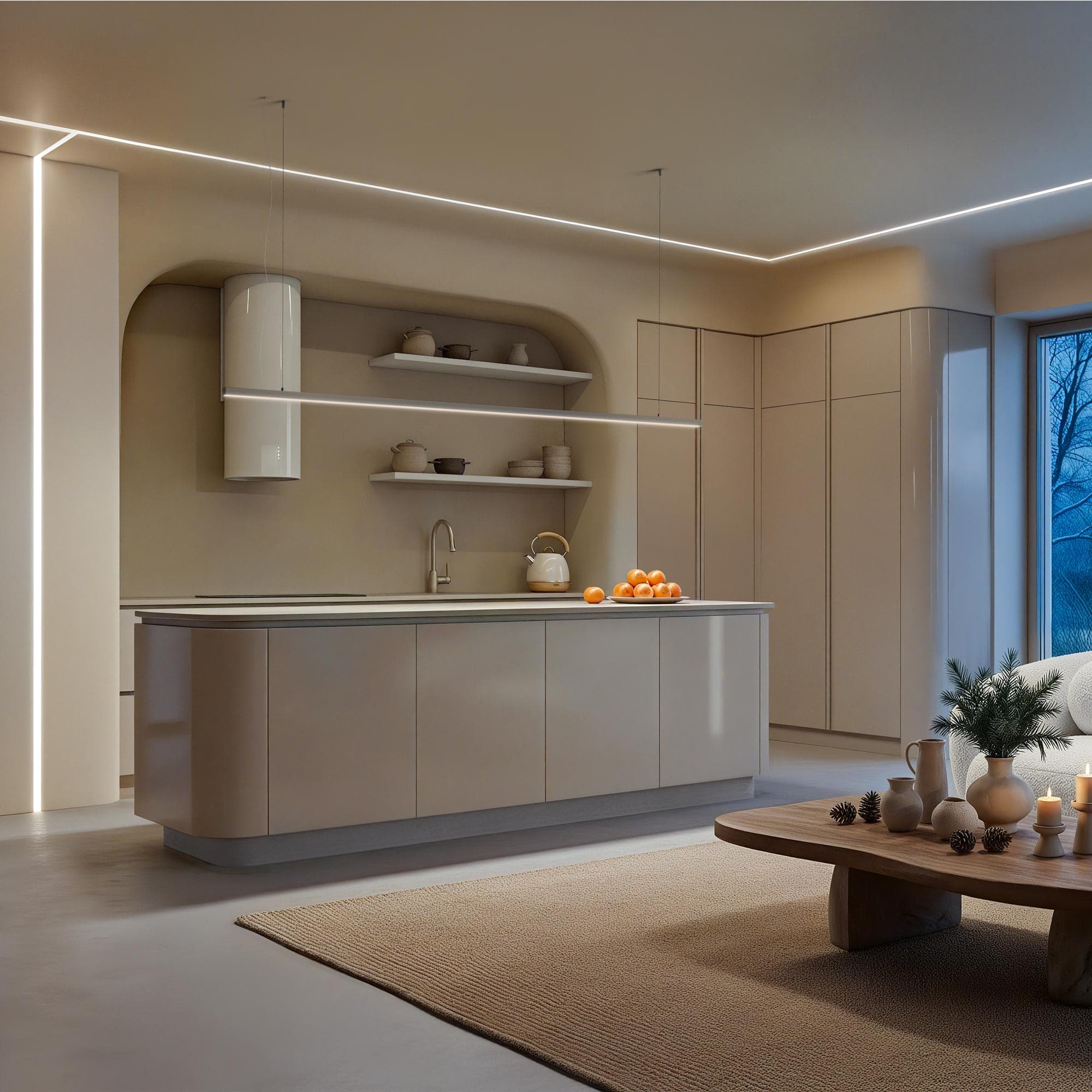 Профиль LINIA25-F-2000 ANOD (Arlight, Алюминий) 053805 — фото 6