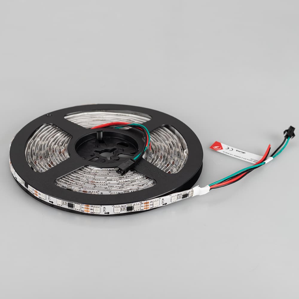 Светодиодная лента SPI-5000SE-5060-60 12V Cx3 RGB (10mm, 14.4W/m, IP65) (Arlight, Закрытый, IP65) 026366(1) — фото 3