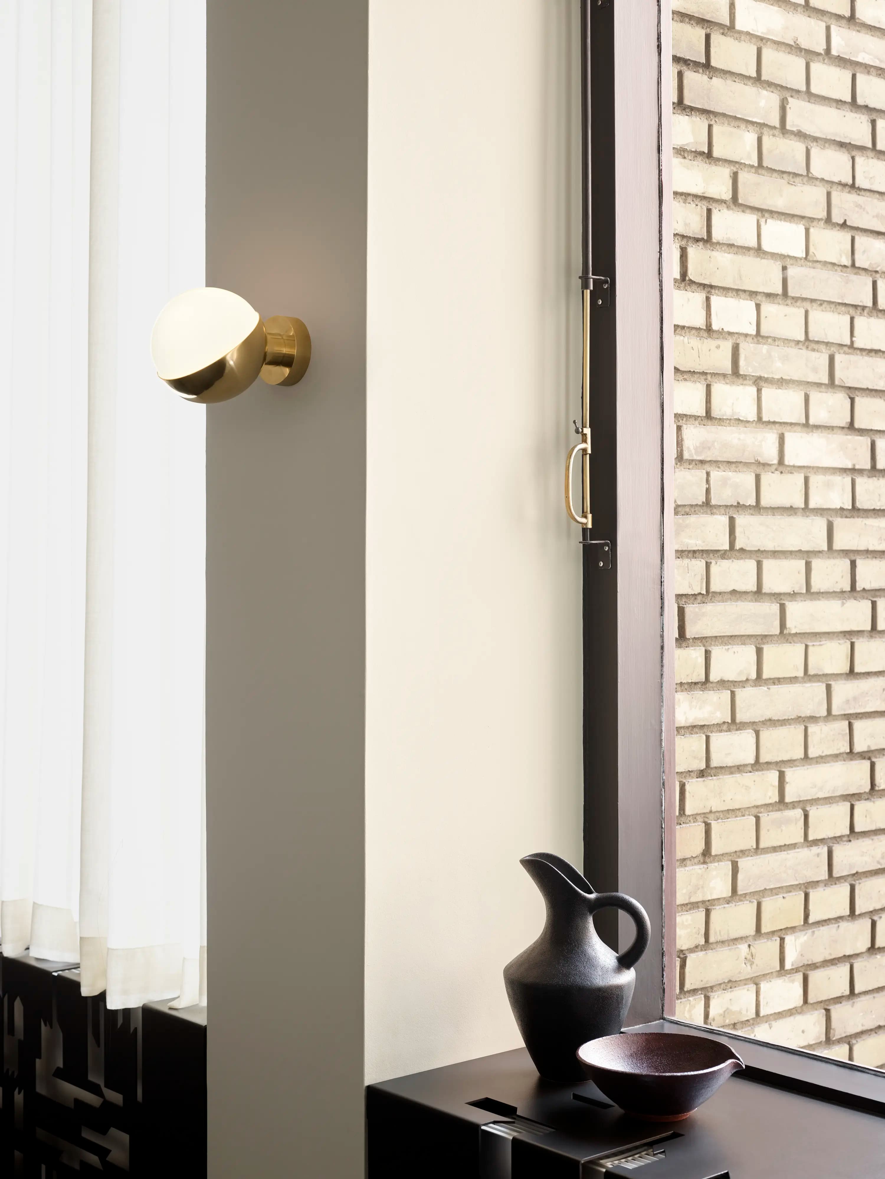 Louis Poulsen VL Studio Wall Lamp Untreated brass Ø 150 — фото 3