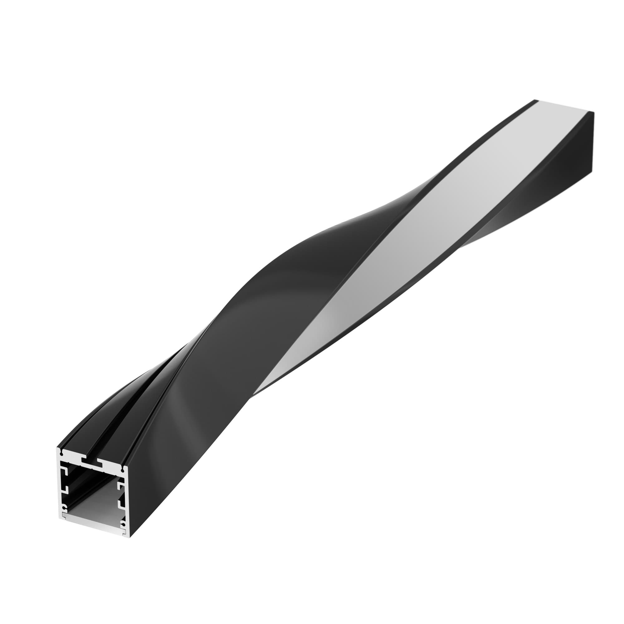 Профиль SL-ARC-3535-TWIST180-500 BLACK (Arlight, Алюминий) 032685 — фото 2