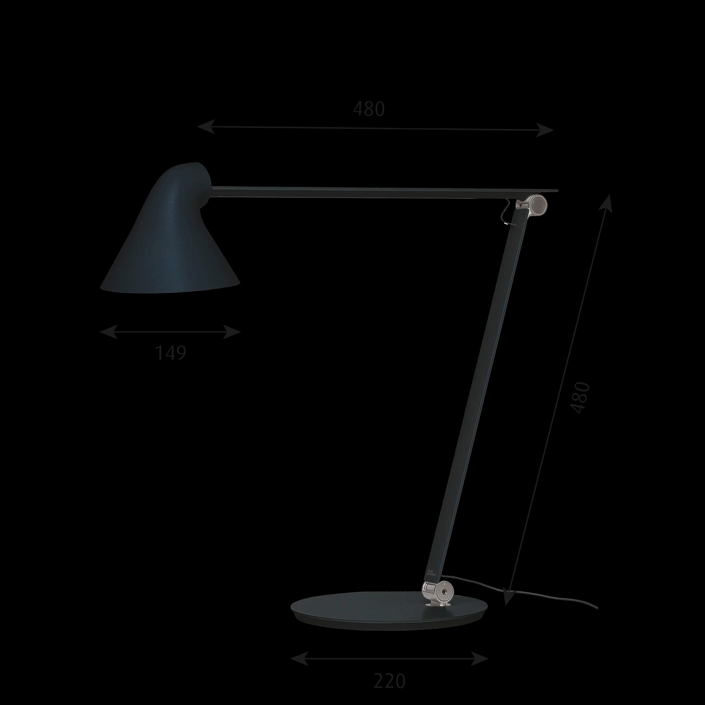 Louis Poulsen NJP Table Lamp Black — фото 9