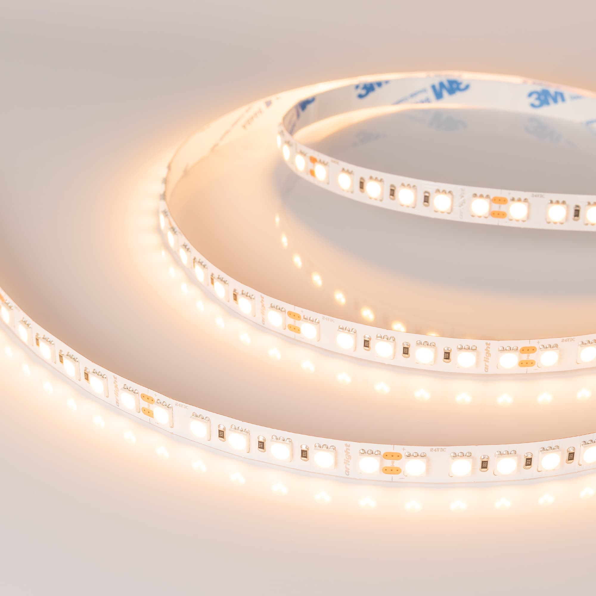Светодиодная лента RT-B96-10mm 24V Warm3000 (23 W/m, IP20, 5060, 5m) (Arlight, Открытый) 028606(2) — фото 3