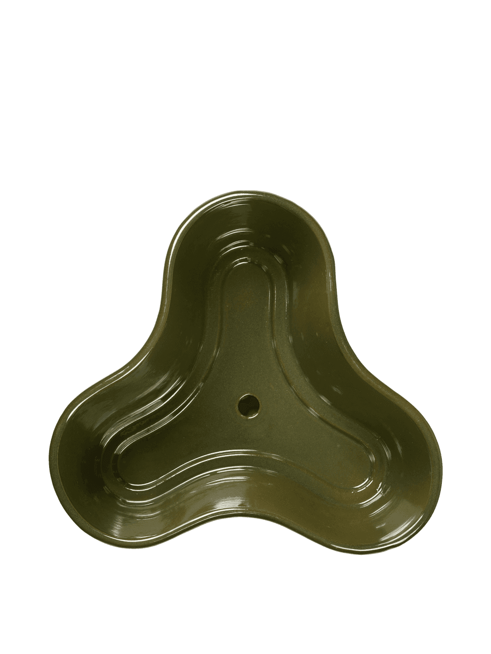 Ferm Living Gemi Stackable Planters - Set of 2 - Moss Green ferm LIVING — фото 5