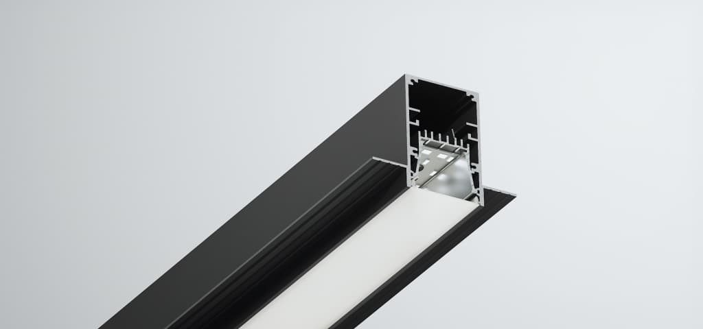 Встраиваемый светодиодный светильник LINER F40 под гипсокартон LINER F40-XS10 FALDI — фото 2