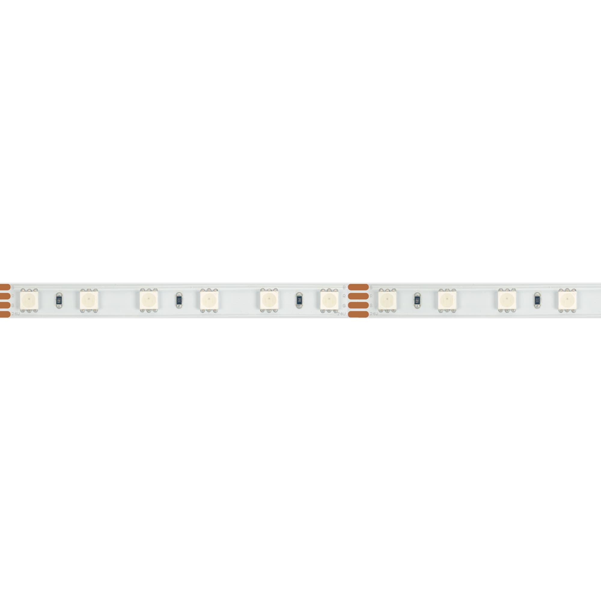 Светодиодная лента RT 2-5000-50m 24V RGB 2x (5060, 60 LED/m, LUX) (Arlight, 14.4 Вт/м, IP20) 024586 — фото 4