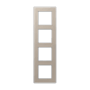 A VIVA Рамка 4-ная, стекло шампань, Jung AV584GLMCH