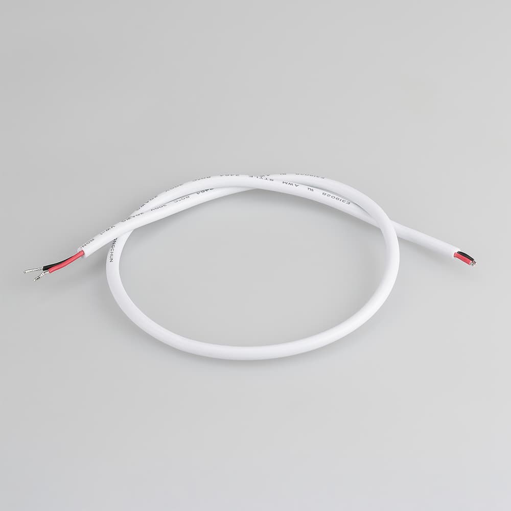 Провод питания ARL-MOONLIGHT-20AWG-2W-D4.5-CU-500 White (Arlight, Закрытый) 025548