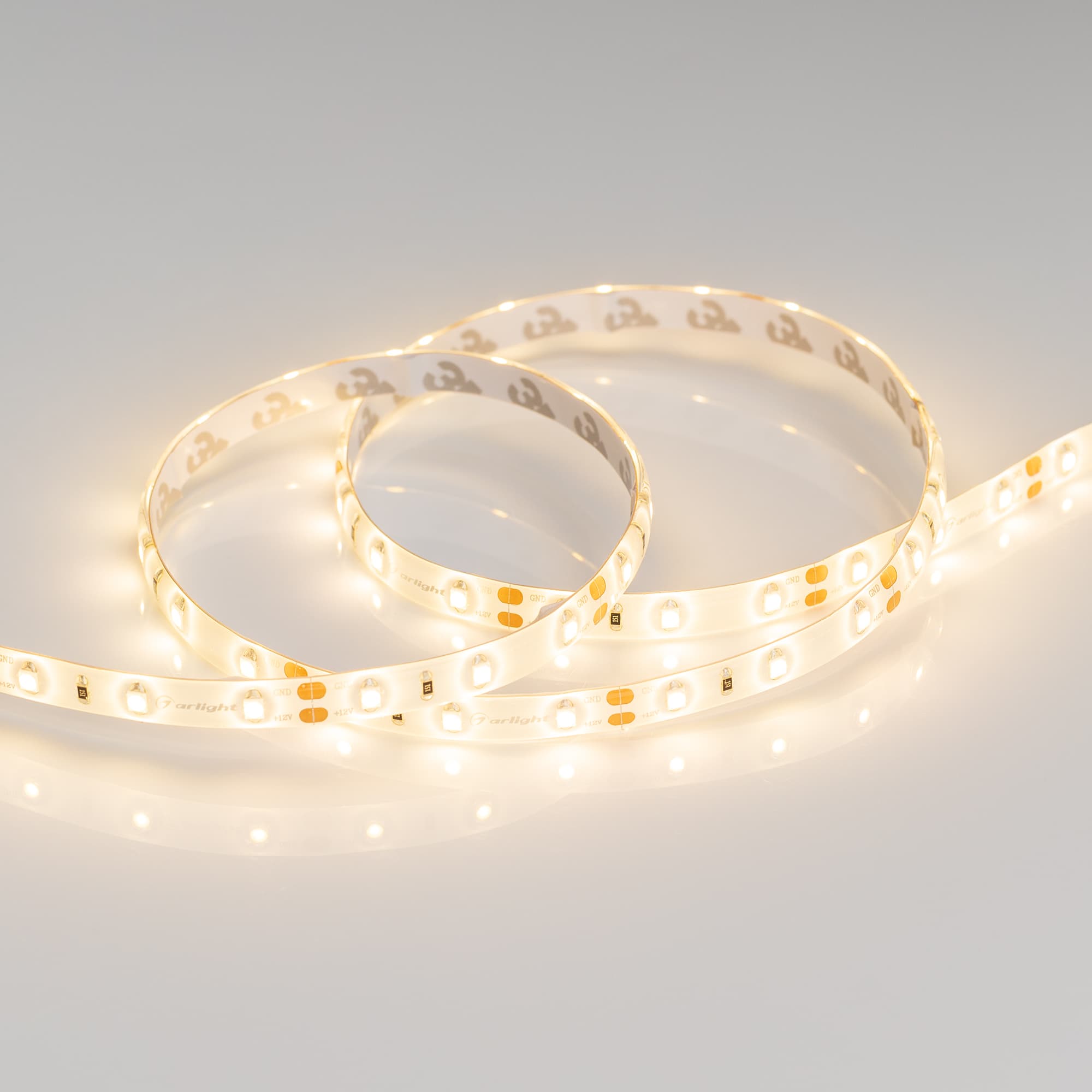 Светодиодная лента RTW 2-5000SE 12V Warm (3528, 300 LED, LUX) (Arlight, 4.8 Вт/м, IP65) 014795 — фото 4