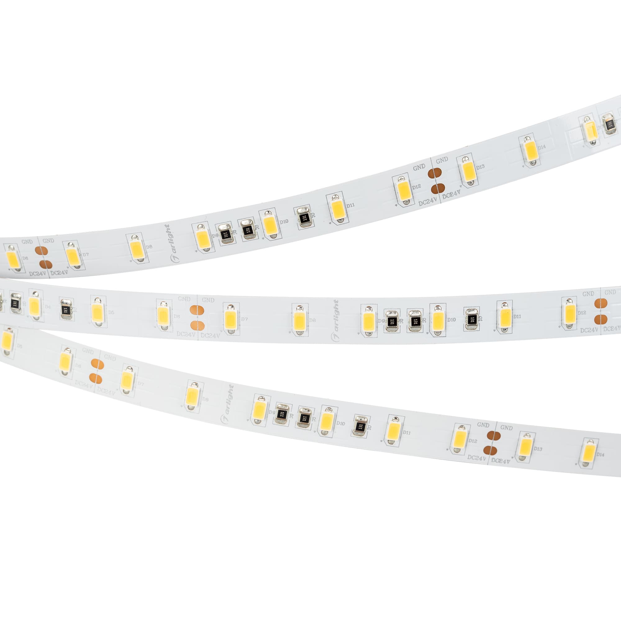 Светодиодная лента ULTRA-5000 24V White6000 2x (5630, 300 LED, LUX) (Arlight, 30 Вт/м, IP20) 014973 — фото 1