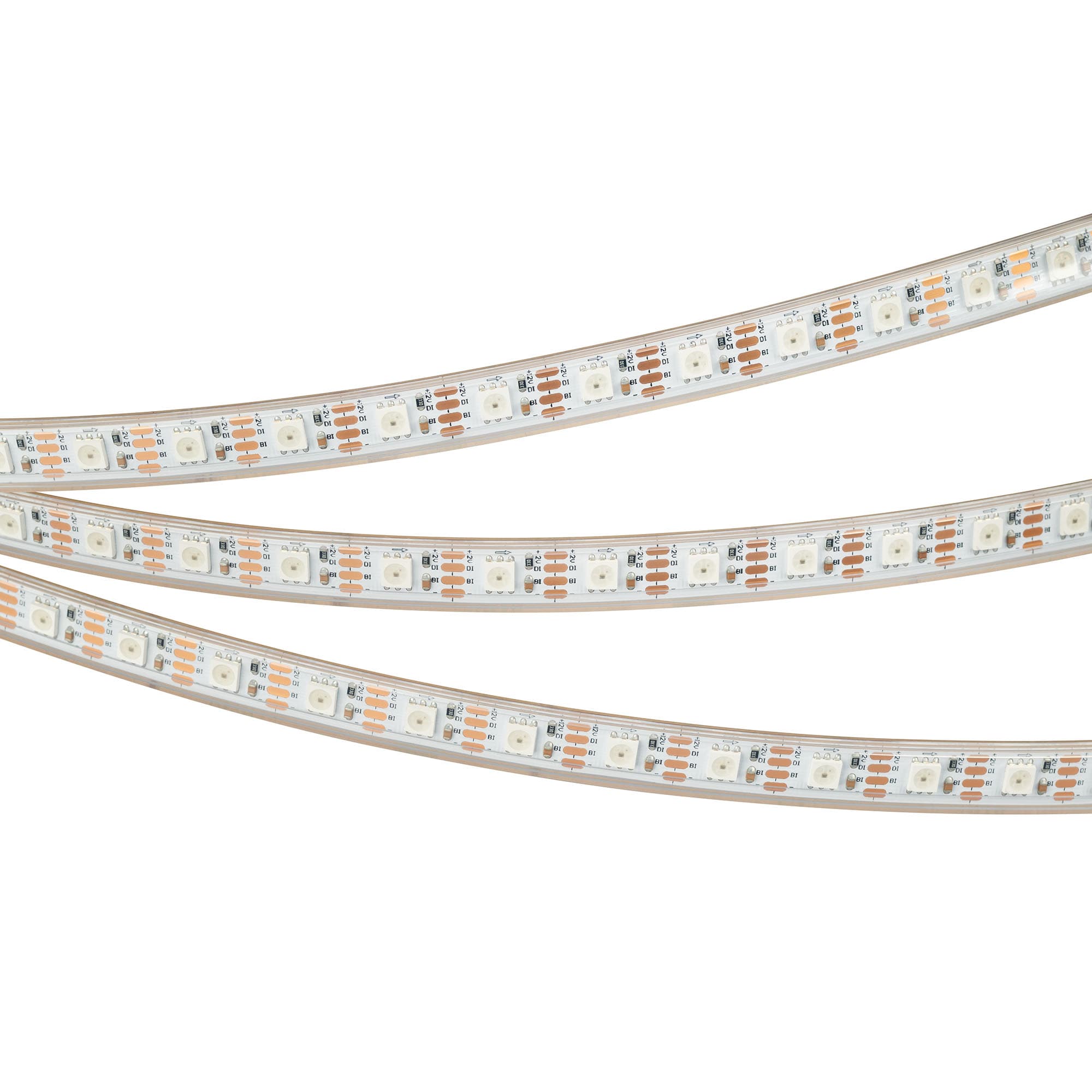 Светодиодная лента герметичная SPI-P-B60-12mm 12V RGB-PX1-BPT (8 W/m, IP66, 5060, 5m) (Arlight, бегущий огонь) 041615(1) — фото 2