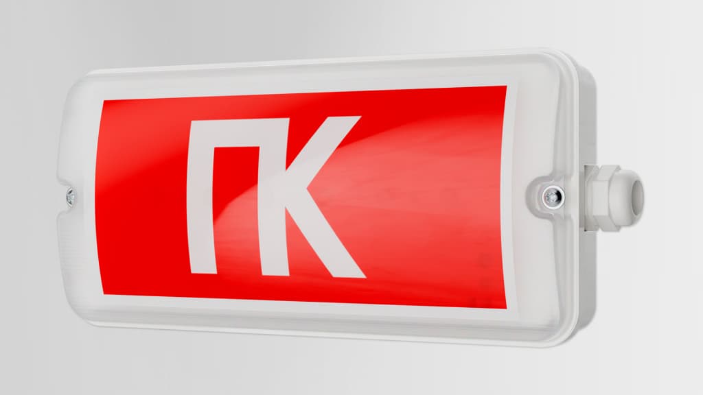 Эвакуационный антивандальный светодиодный светильник Pulse-9.A3 Exit-U FALDI — фото 20