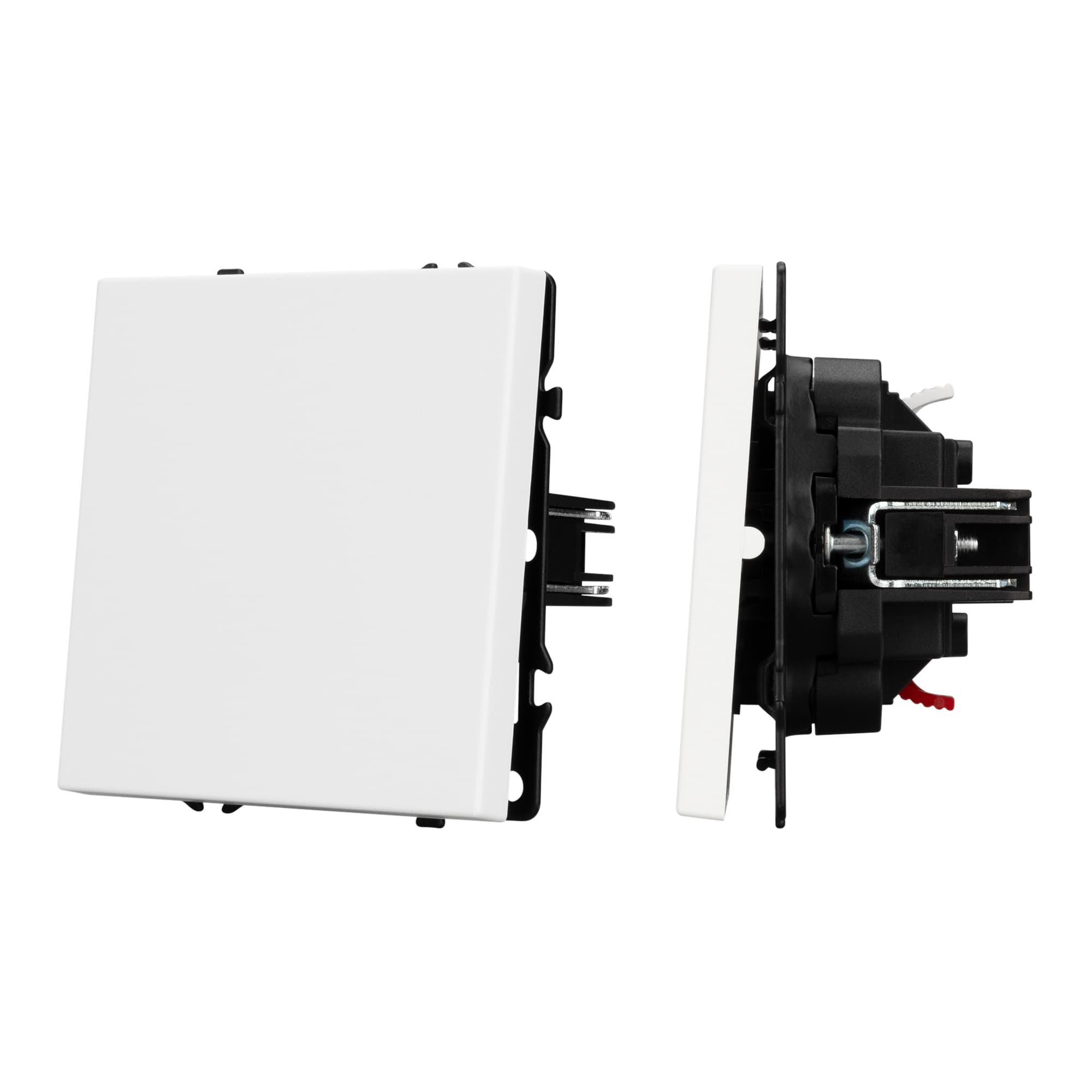 Механизм звонкового выключателя SWT-NOBE-MKR1-SFPL-WH (230V, 10A) (Arlight, Белый кварц) 054237(1)