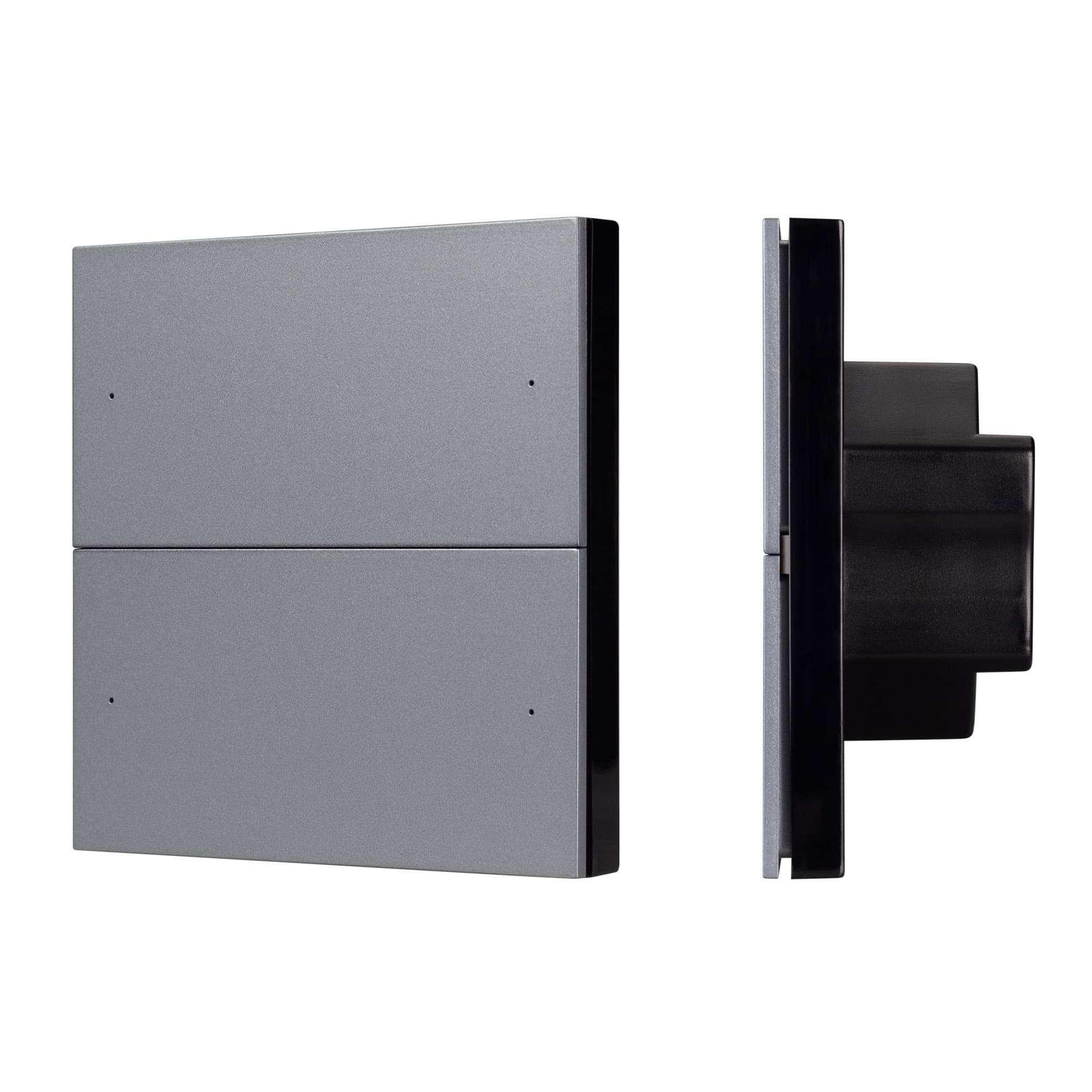 INTELLIGENT ARLIGHT Кнопочная панель SMART DALI-301-22-4K-D2-IN Grey (BUS, Frameless) (IARL, IP20 Пластик, 5 лет) 060977