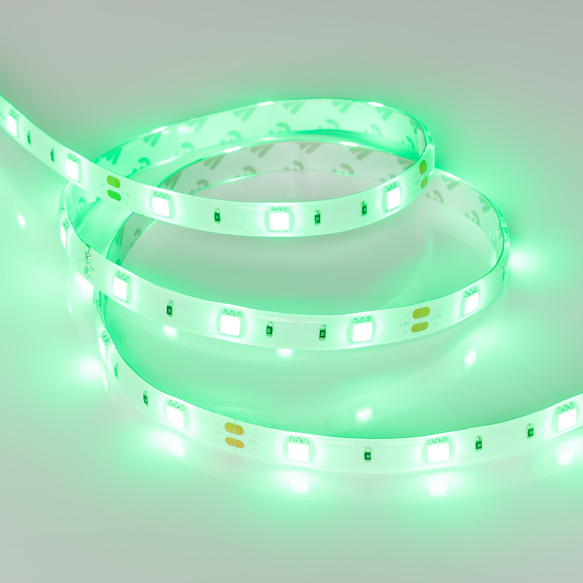 Светодиодная лента RTW 2-5000SE 12V Green (5060, 150 LED, LUX) (Arlight, 7.2 Вт/м, IP65) 016508 — фото 4