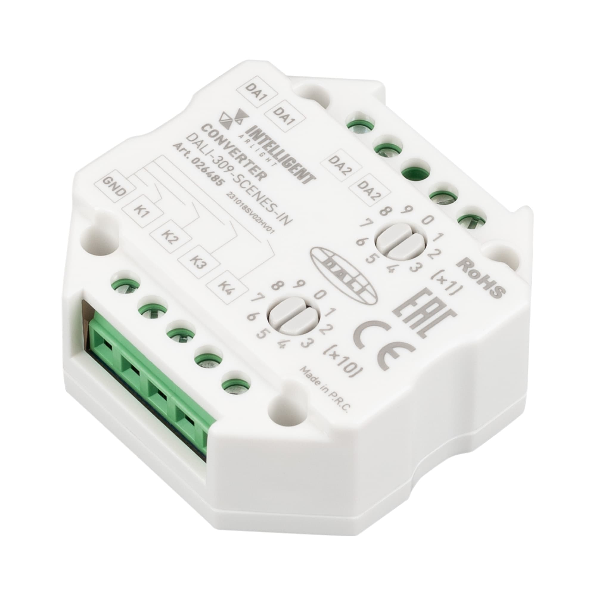 INTELLIGENT ARLIGHT Конвертер DALI-309-SCENES-IN (DALI bus) (Arlight, -) 026485 Arlight — фото 1