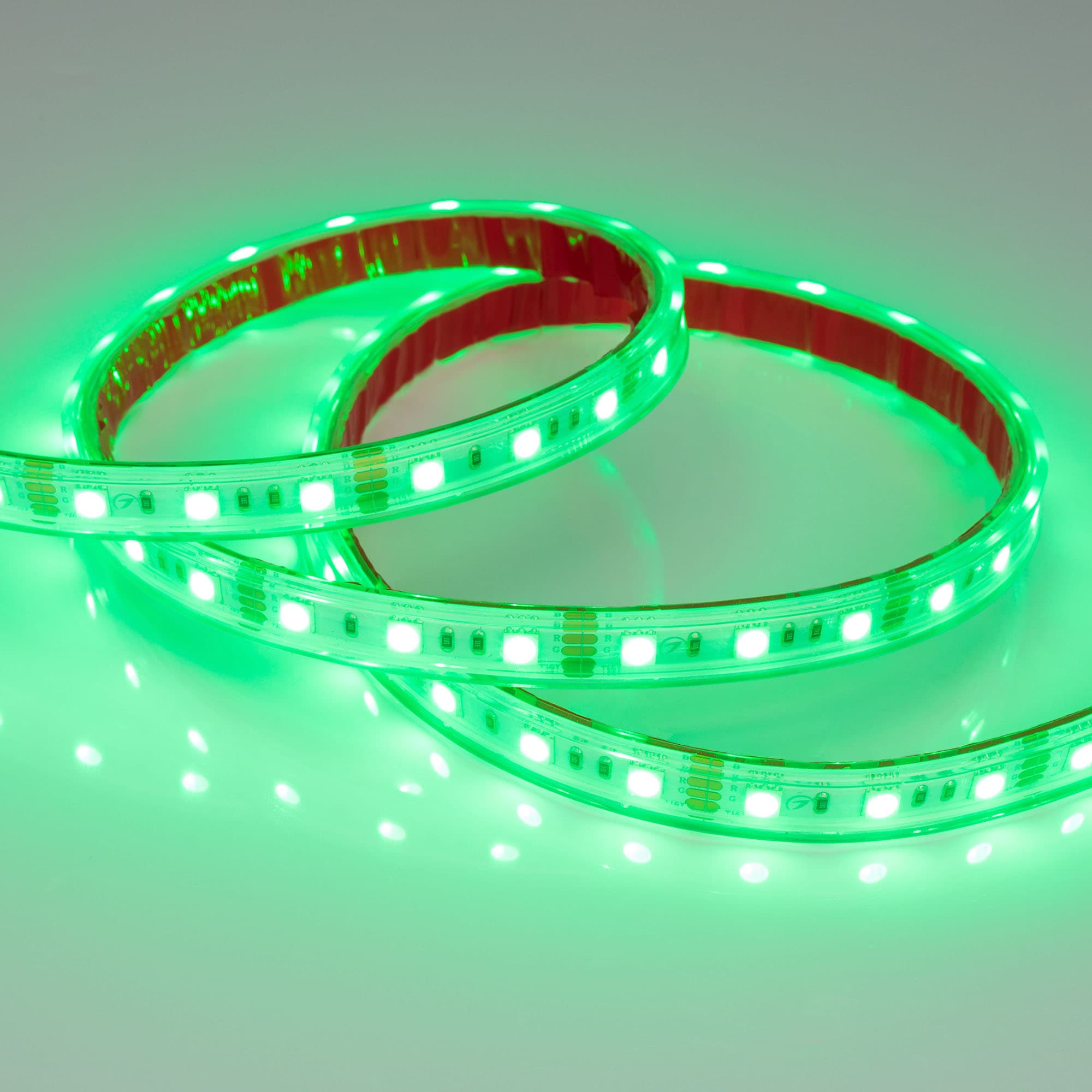 Светодиодная лента RTW 2-5000PS 12V RGB 2x (5060, 300 LED, LUX) (Arlight, 14.4 Вт/м, IP67) 021402 — фото 3